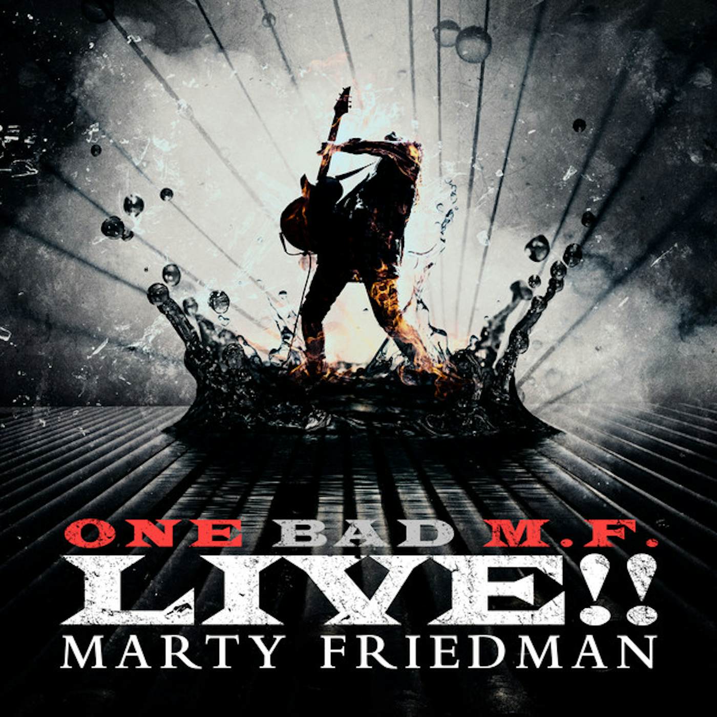 Marty Friedman ONE BAD M.F. LIVE Vinyl Record