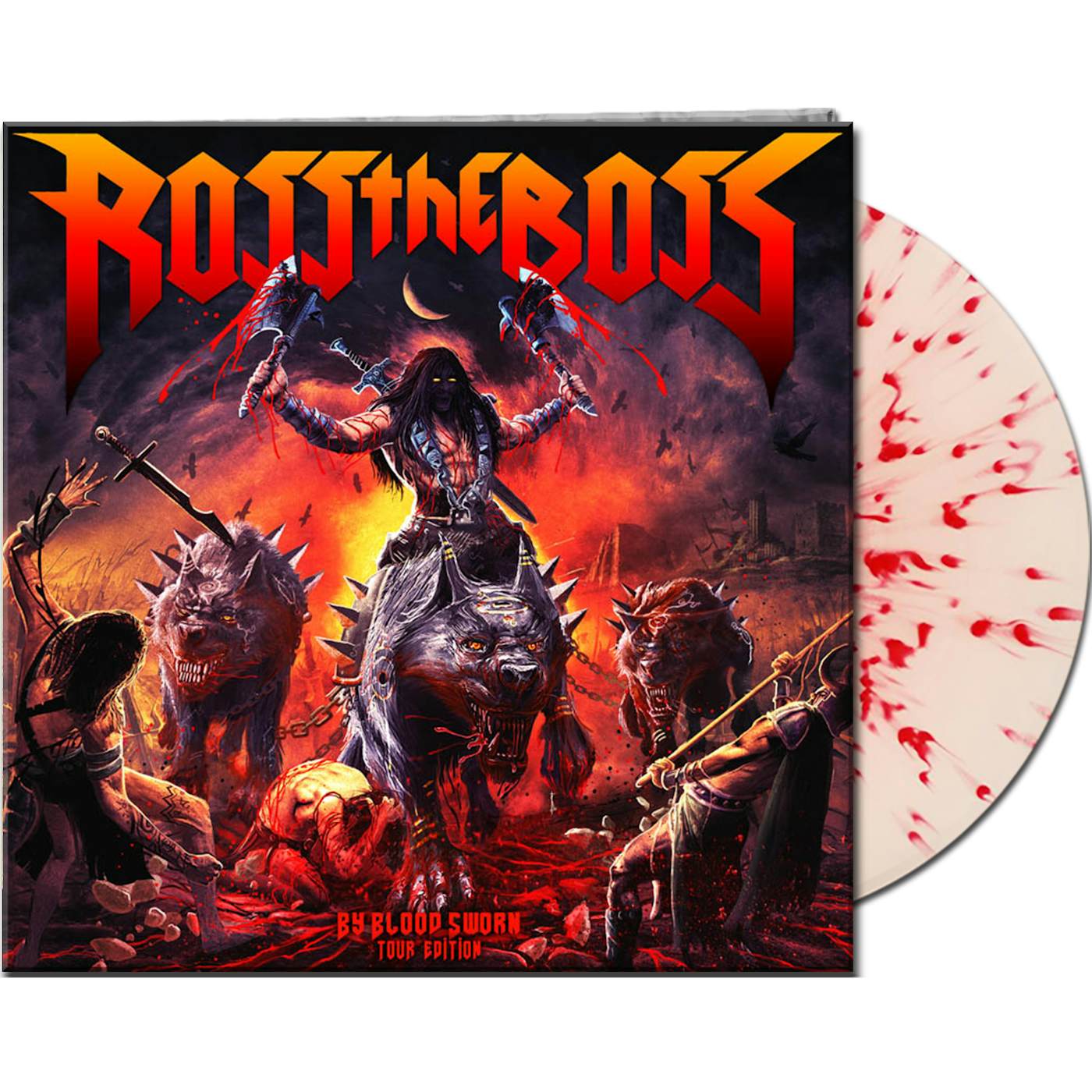 Ross The Boss BY BLOOD SWORN (TOUR EDITION) (WHITE/BLOOD SPLATTER VINYL) Vinyl Record