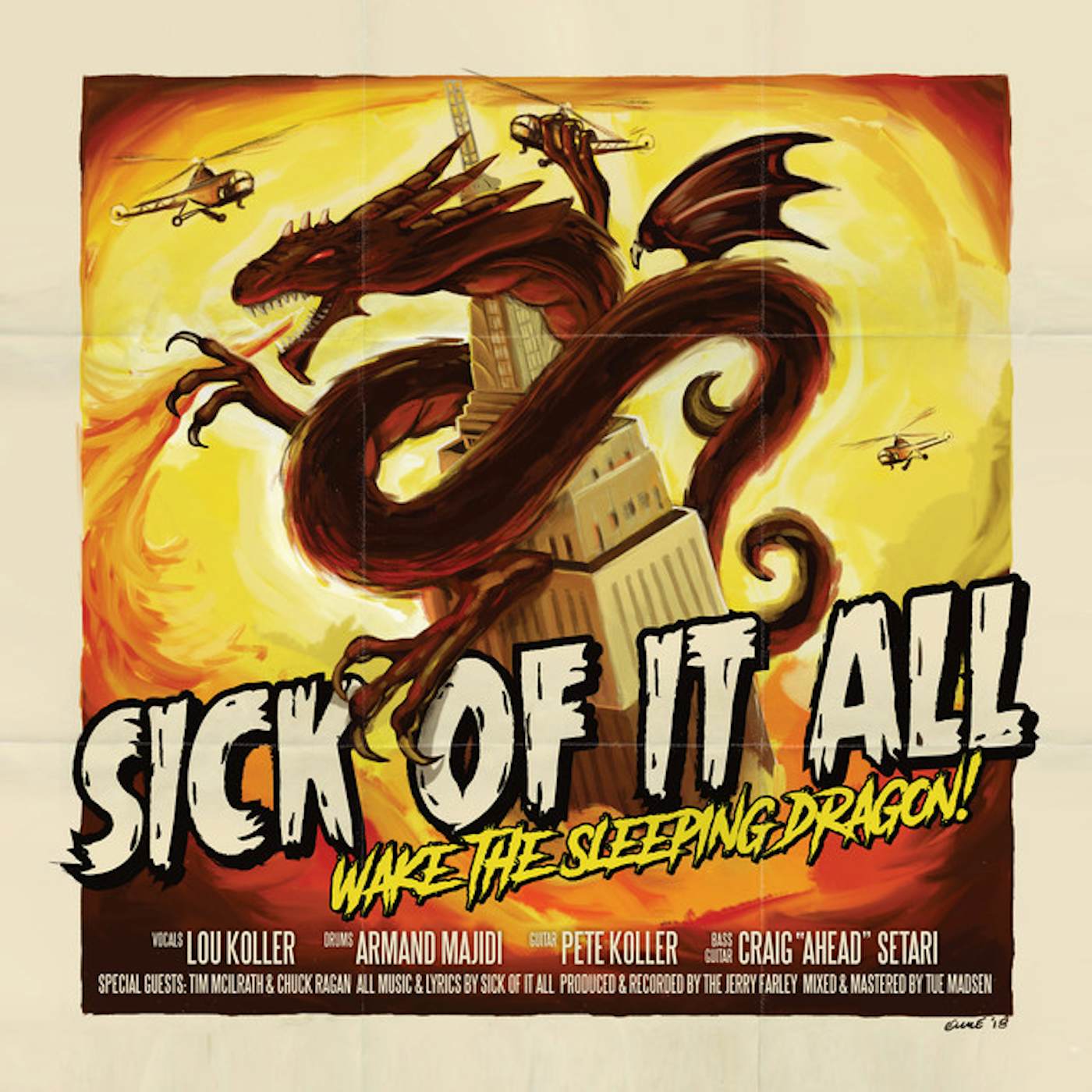 Sick Of It All Wake the Sleeping Dragon Vinyl Record