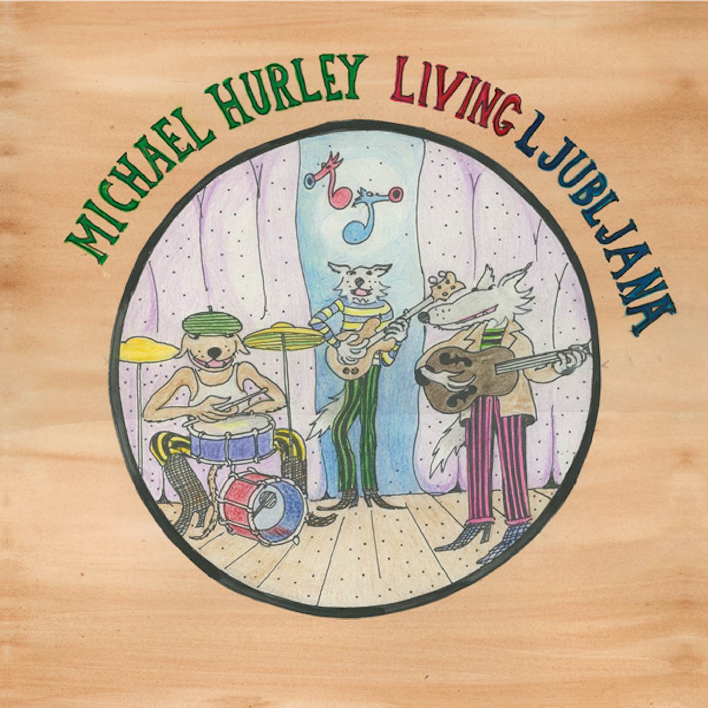 Michael Hurley LIVING LJUBLJANA Vinyl Record