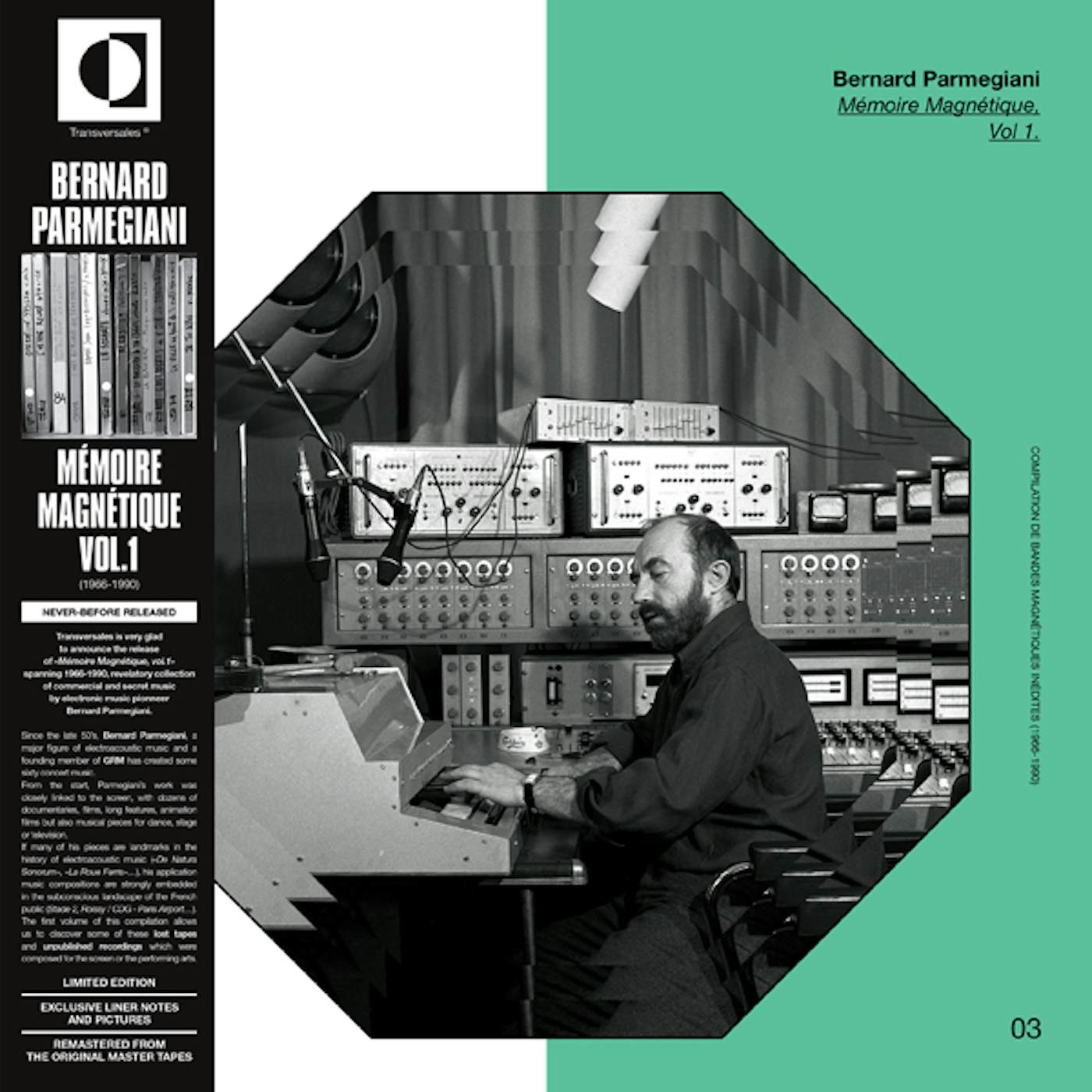 Bernard Parmegiani MEMOIRE MAGNETIQUE 1 Vinyl Record
