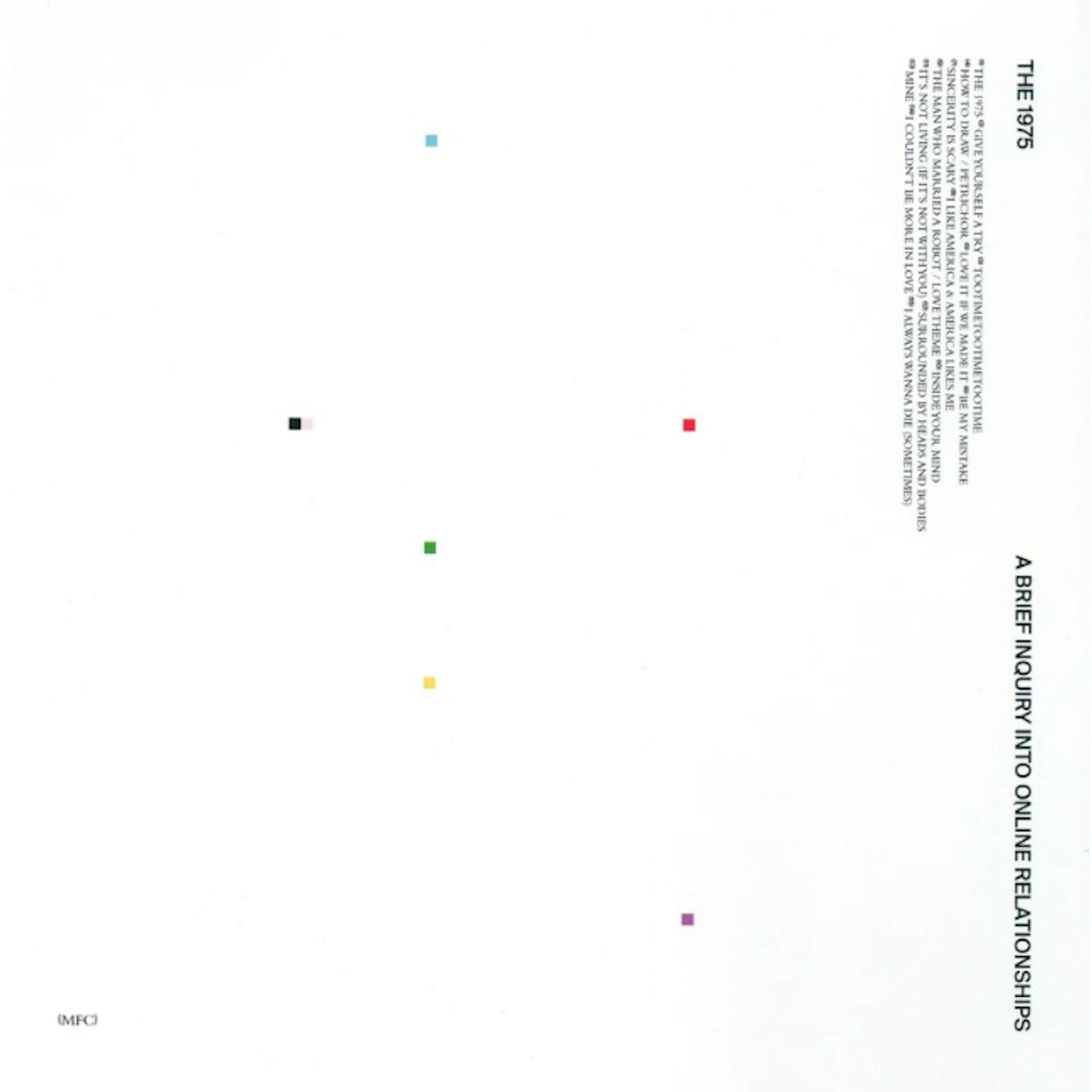 The 1975 BRIEF INQUIRY INTO ONLINE RELATIONSHIPS CD