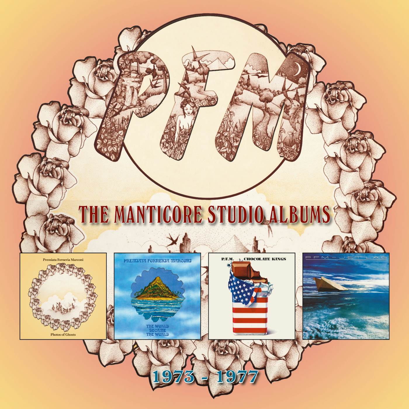 PFM MANTICORE STUDIO ALBUMS 1973-1977 CD
