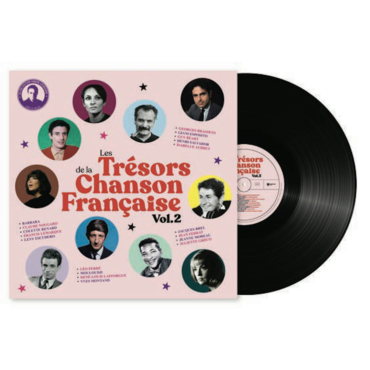 Fabien Lecoeuvre LES TRESORS DE LA CHANSON FRANCAISE VOL 2 Vinyl Record