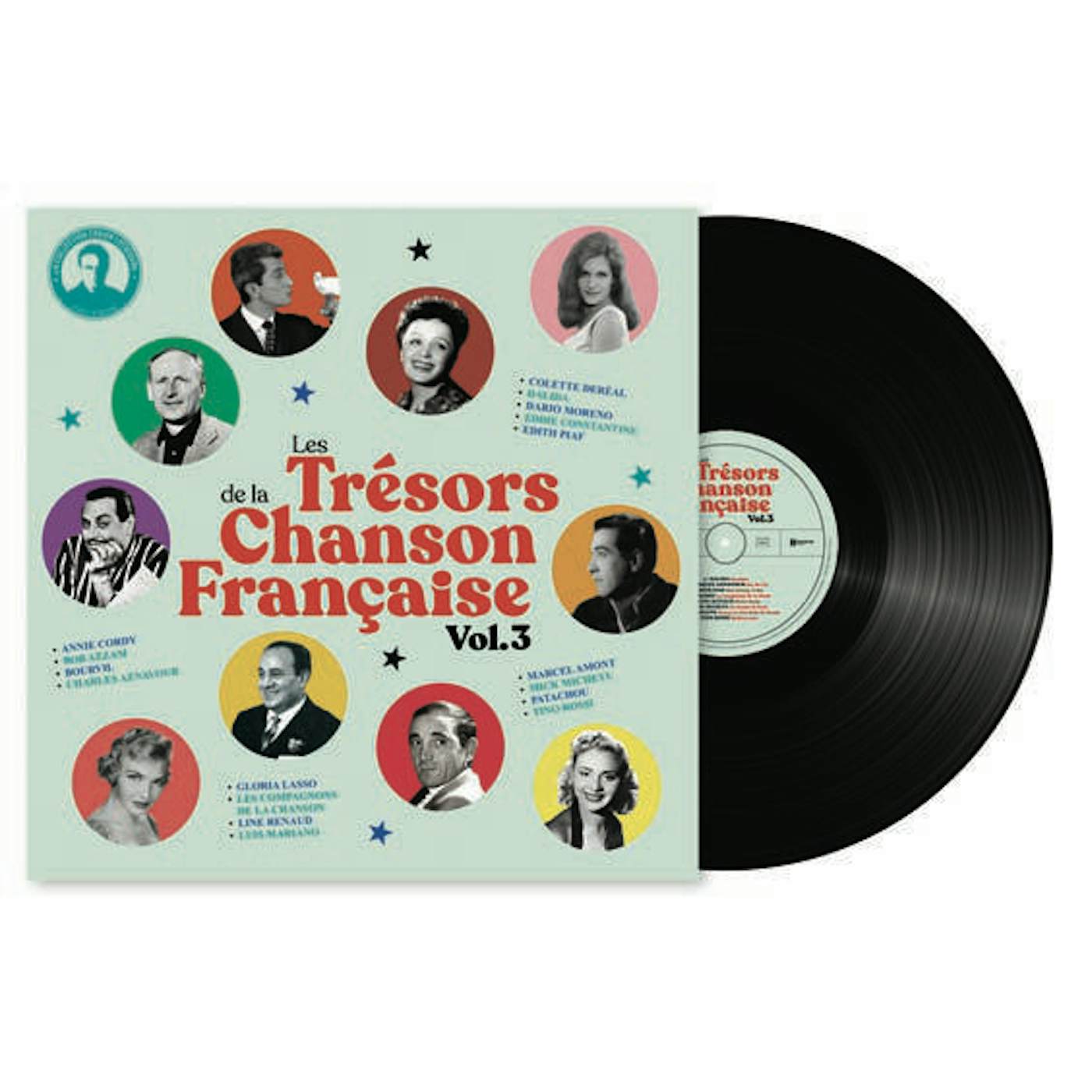 Fabien Lecoeuvre LES TRESORS DE LA CHANSON FRANCAISE VOL 3 Vinyl Record