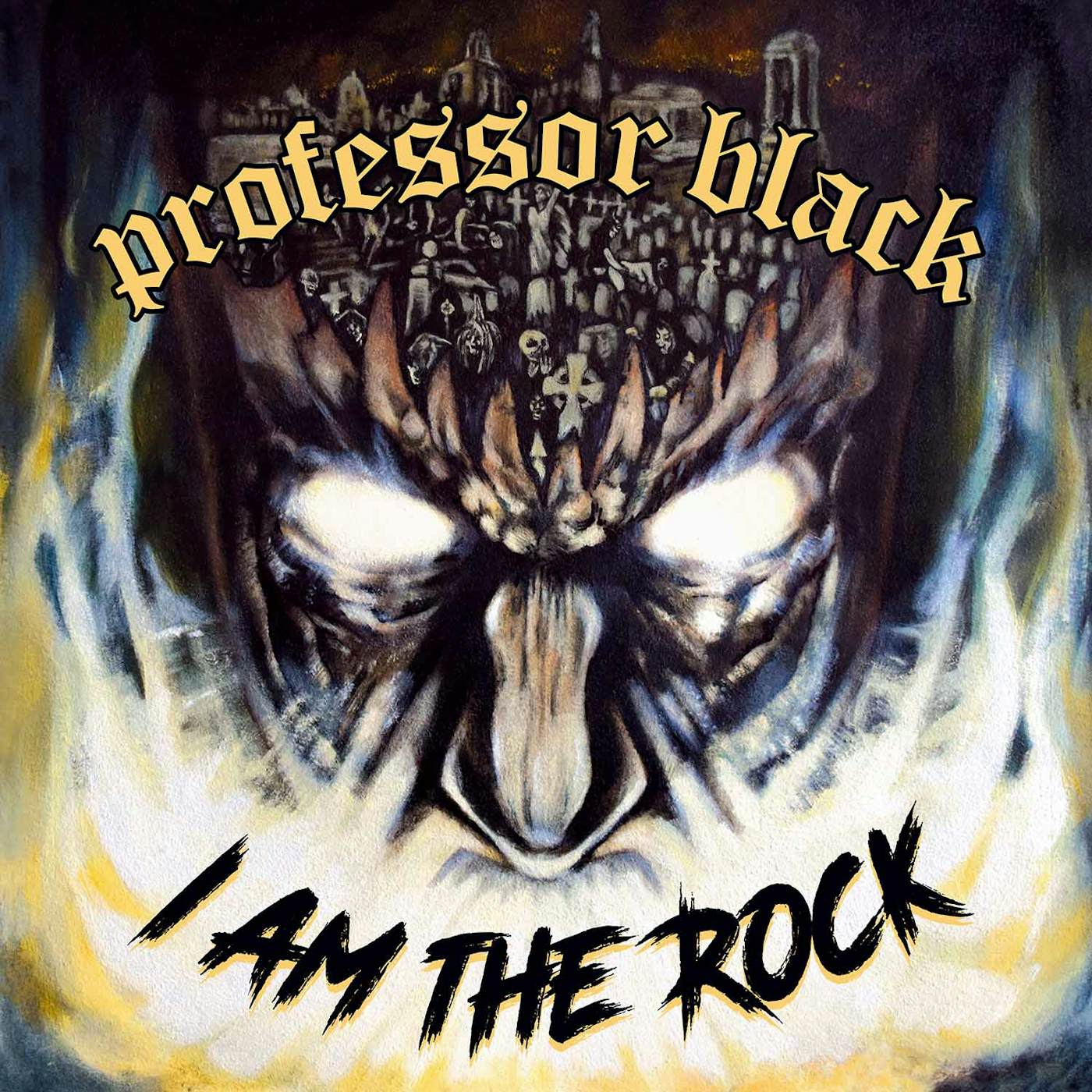 Professor Black I AM THE ROCK (BLUE VINYL) Vinyl Record