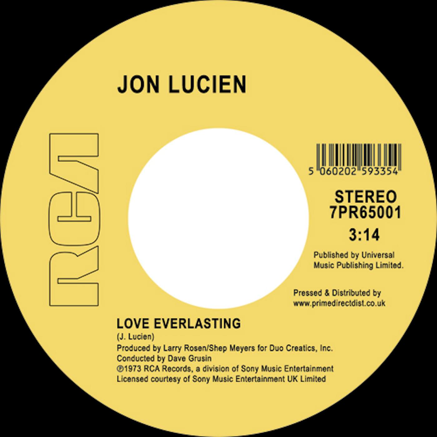 Jon Lucien LADY LOVE / LOVE EVERLASTING Vinyl Record