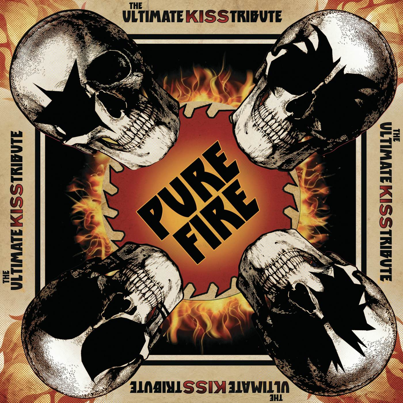 PURE FIRE - THE ULTIMATE KISS TRIBUTE / VARIOUS Vinyl Record