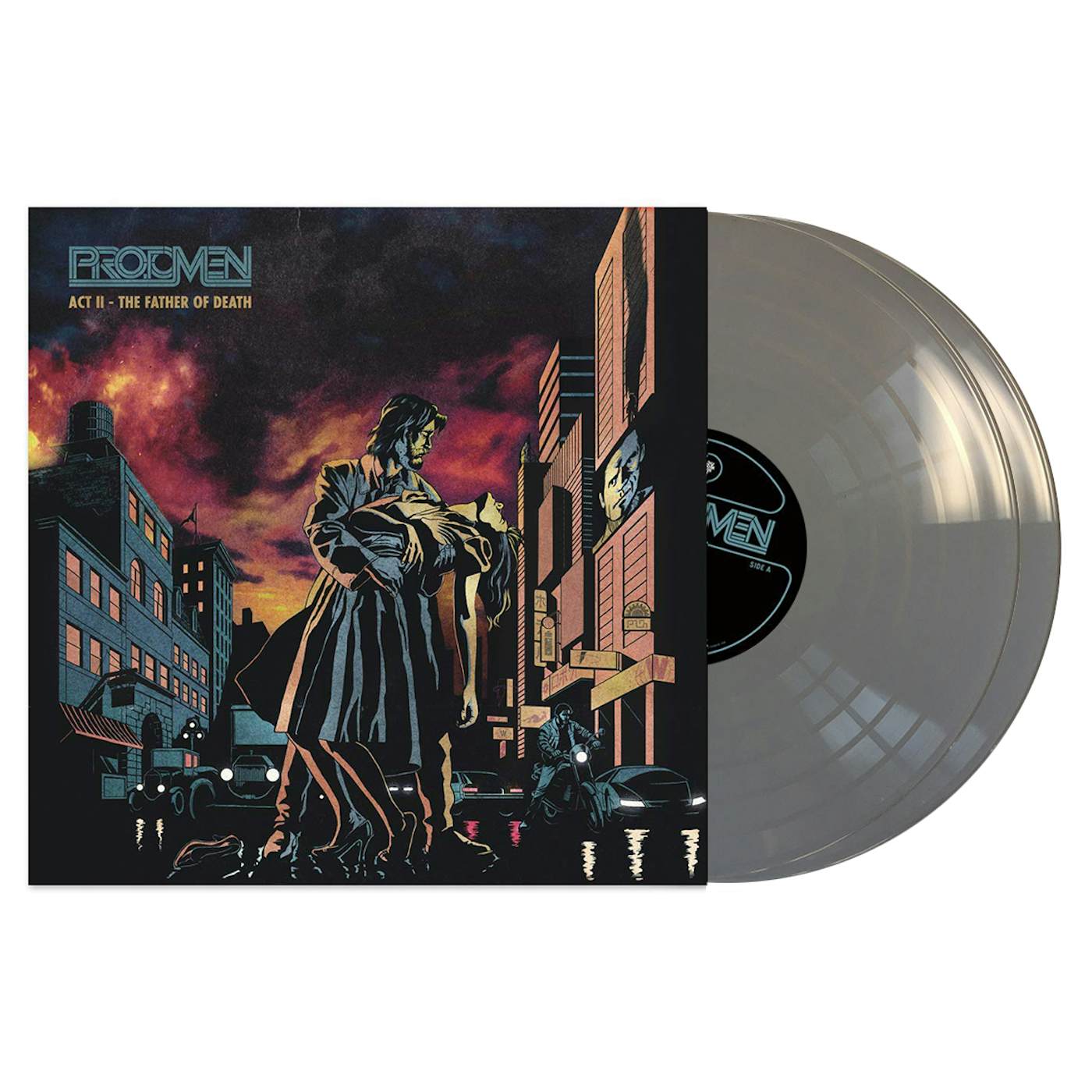 The Protomen ACT II: THE FATHER OF DEATH (METALLIC SILVER) Vinyl Record