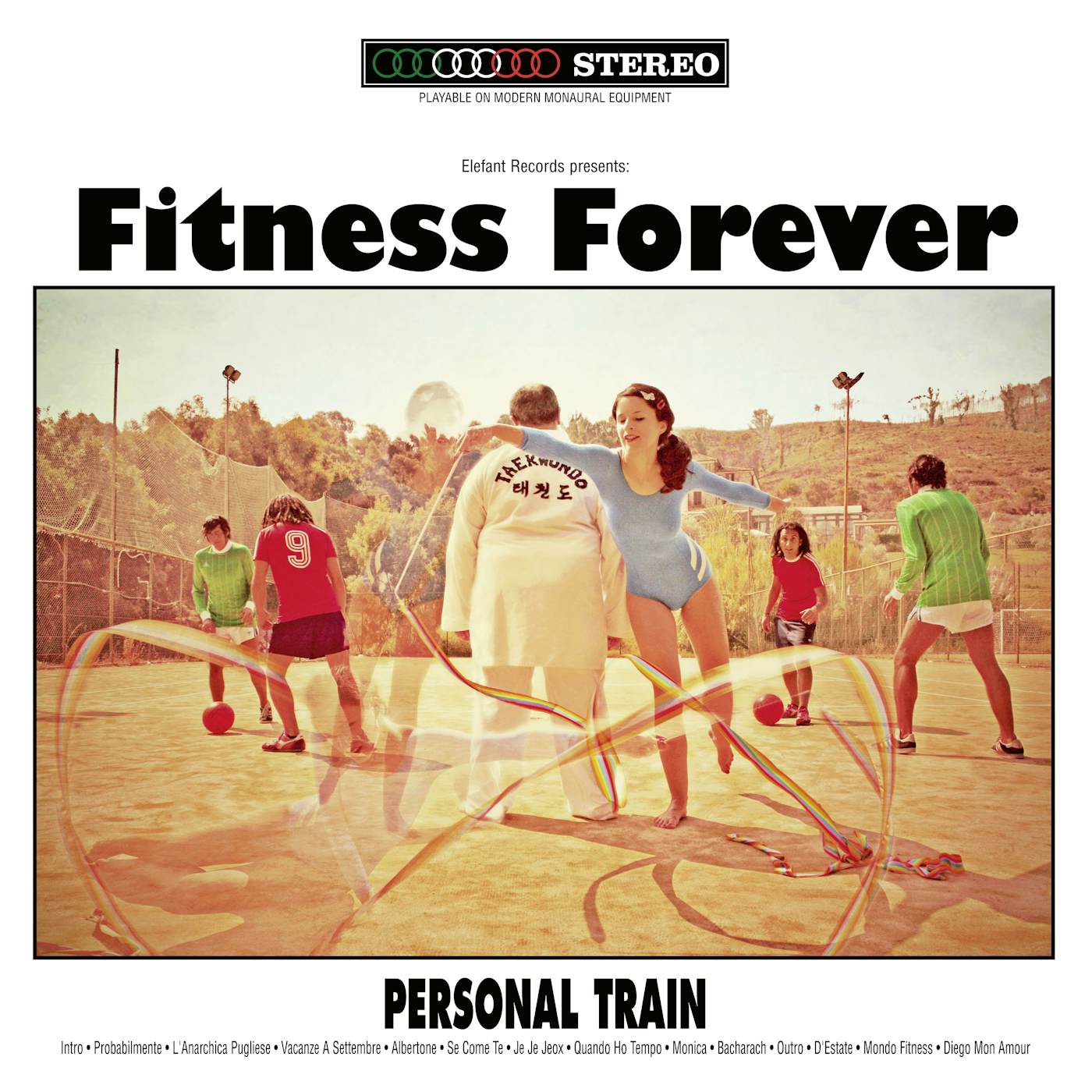 Fitness Forever Personal Train - Limited Edition Numbered Clear Red Colored Vinyl Record