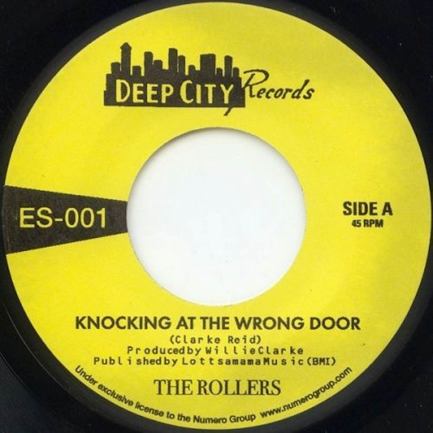 Rollers KNOCKIN' AT THE WRONG DOOR/ONE LITTLE PIECE Vinyl Record