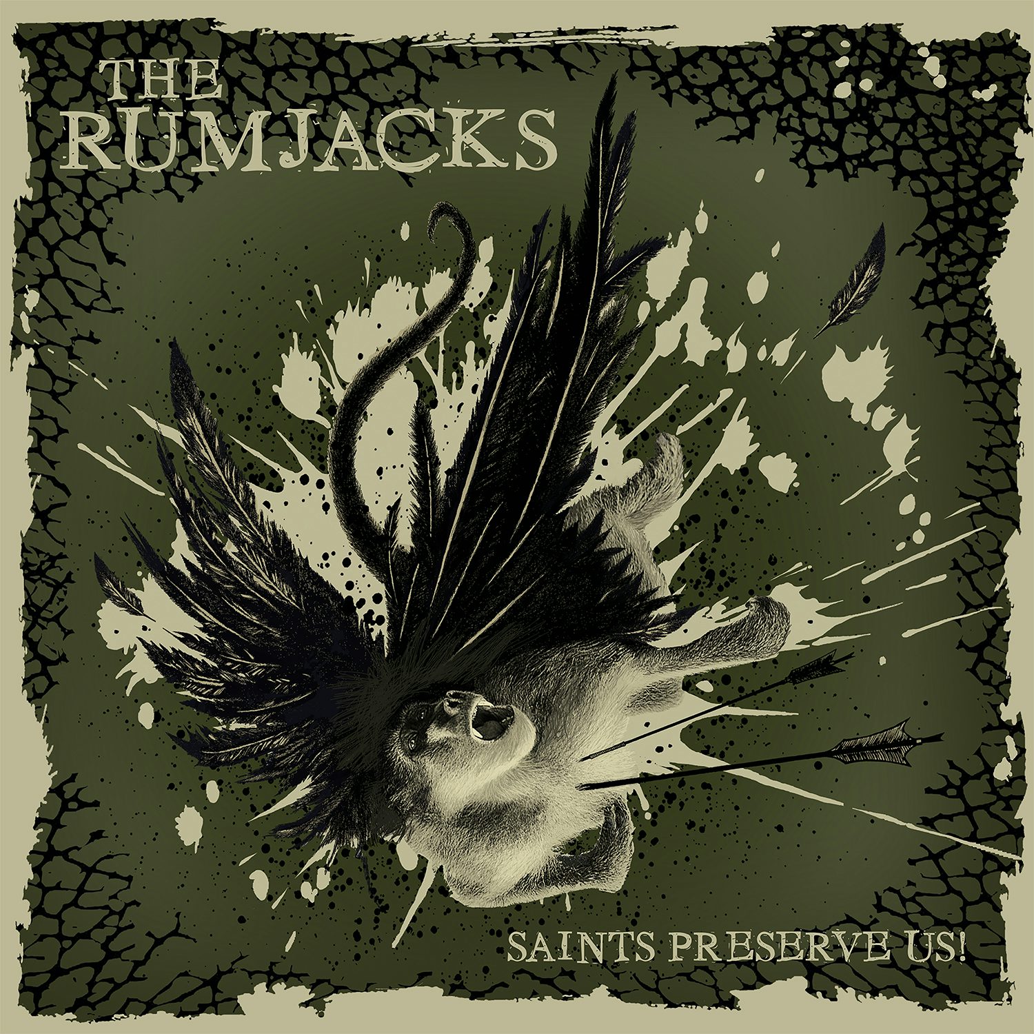 The Rumjacks SAINTS PRESERVE US (GREEN VINYL/DL CODE) Vinyl Record