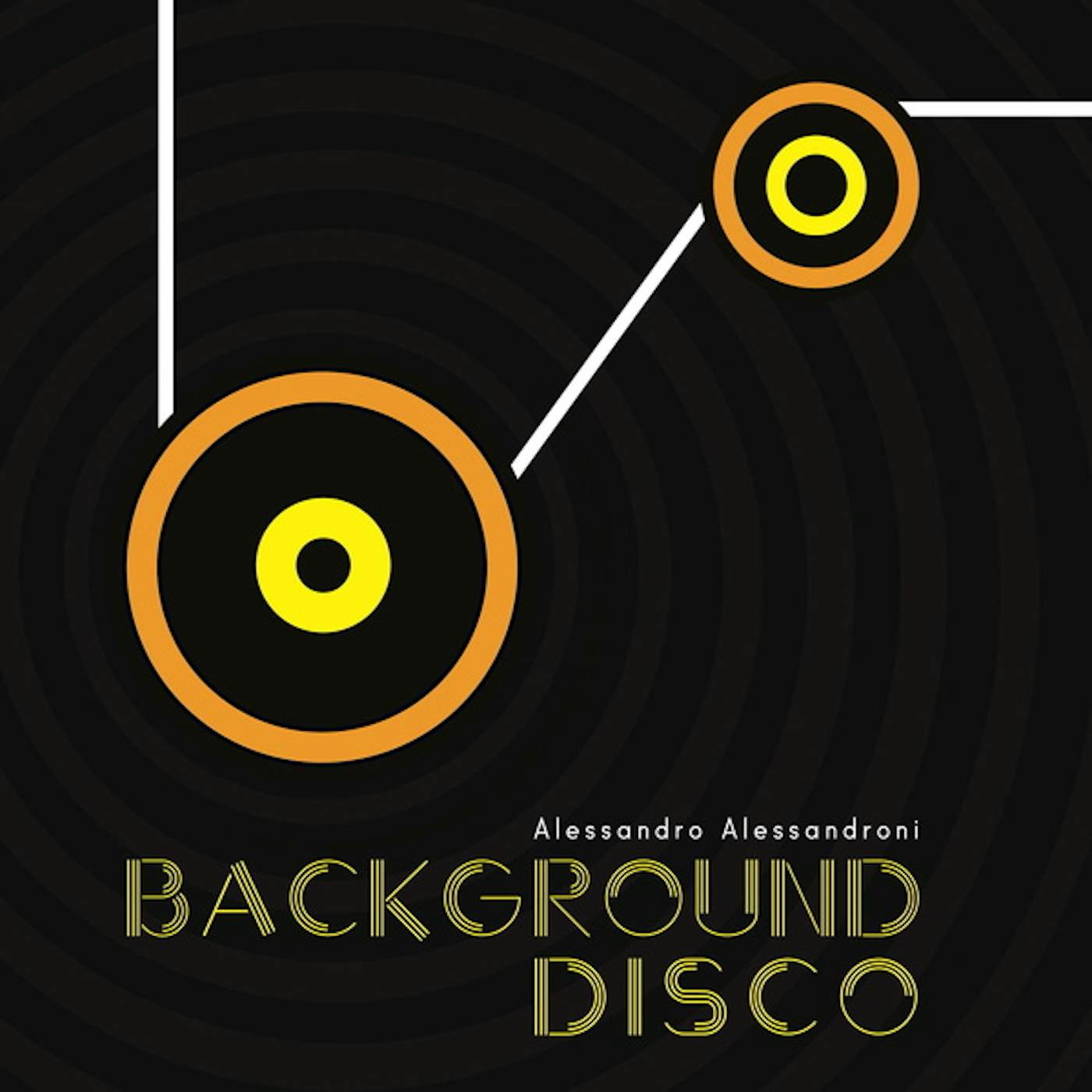 Alessandro Alessandroni BACKGROUND DISCO / Original Soundtrack Vinyl Record