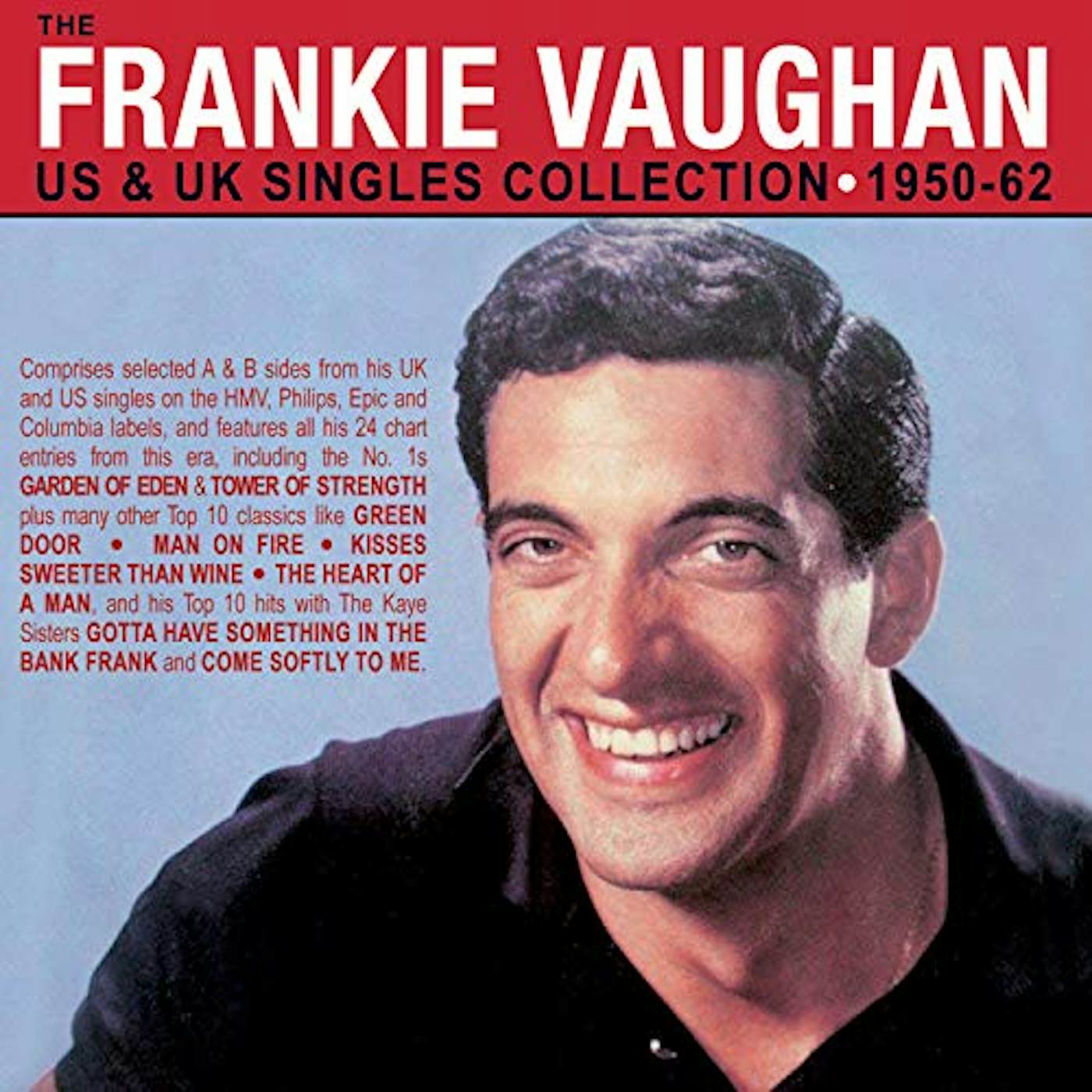 Frankie Vaughan US & UK SINGLES COLLECTION 1950-62 CD