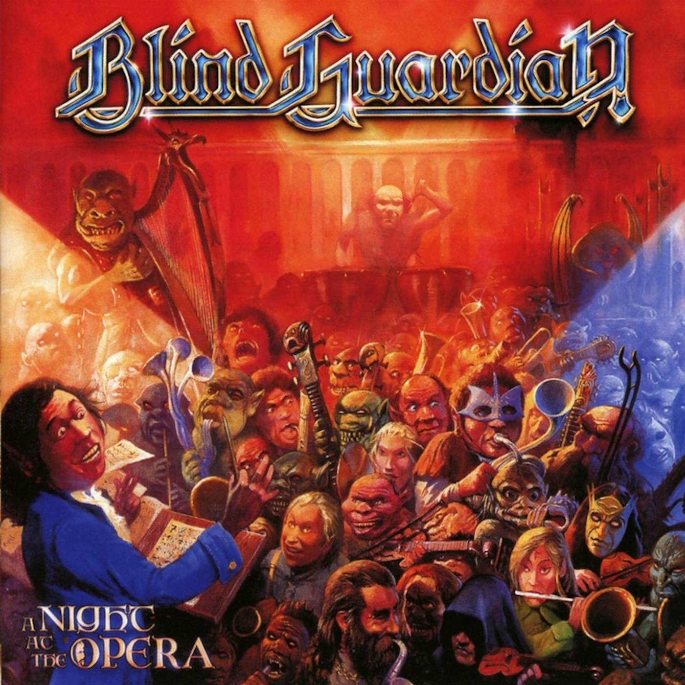 Blind Guardian NIGHT AT THE OPERA (REMIXED & REMASTERED) Vinyl Record