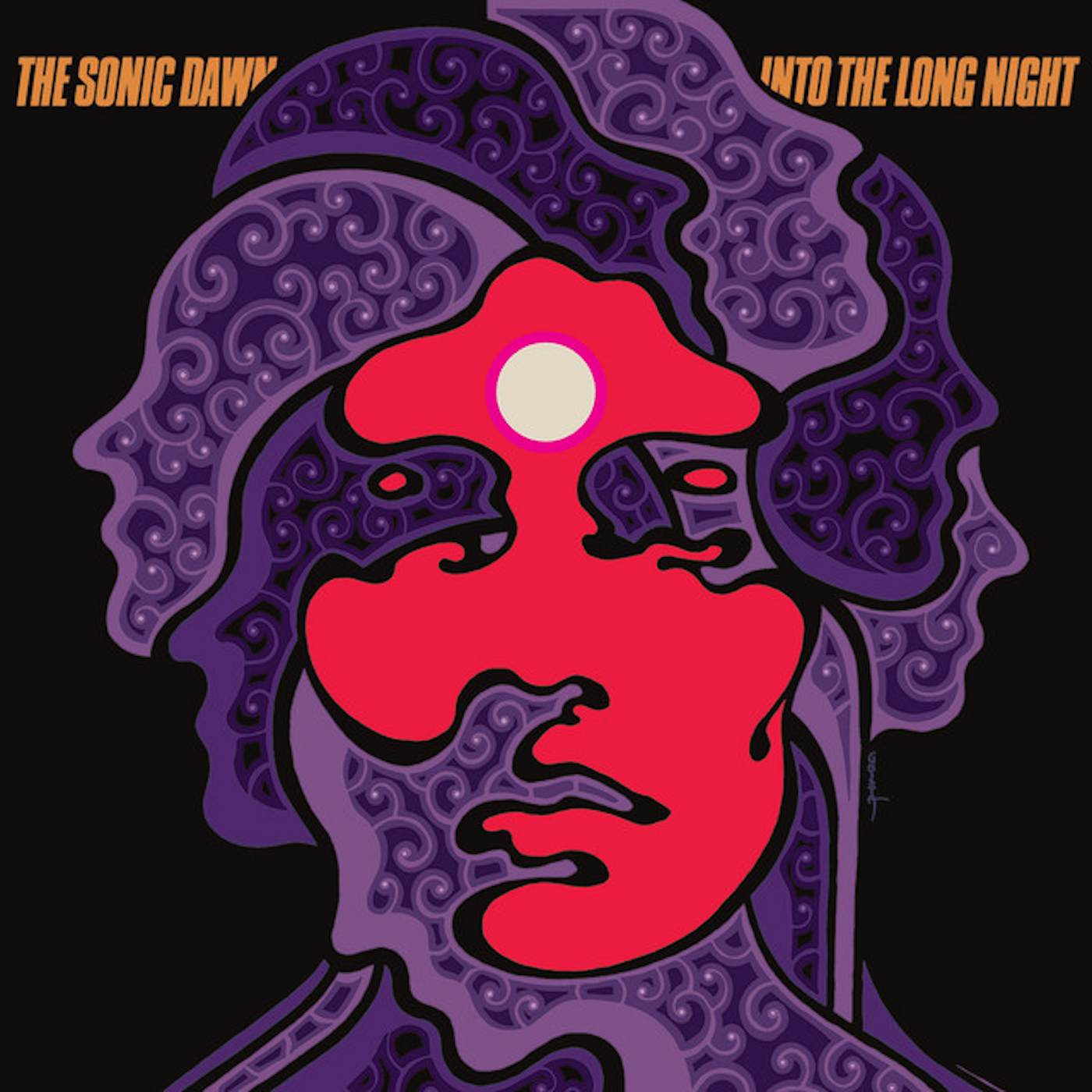 The Sonic Dawn INTO THE LONG NIGHT (YELLOW VINYL) Vinyl Record