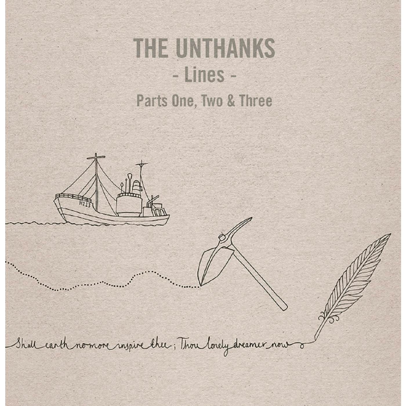 The Unthanks LINES PARTS ONE TWO AND THREE CD