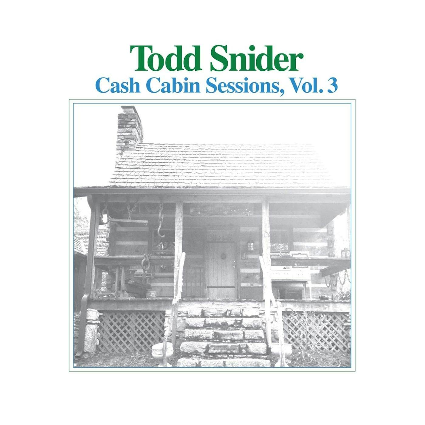 Todd Snider CASH CABIN SESSIONS 3 CD