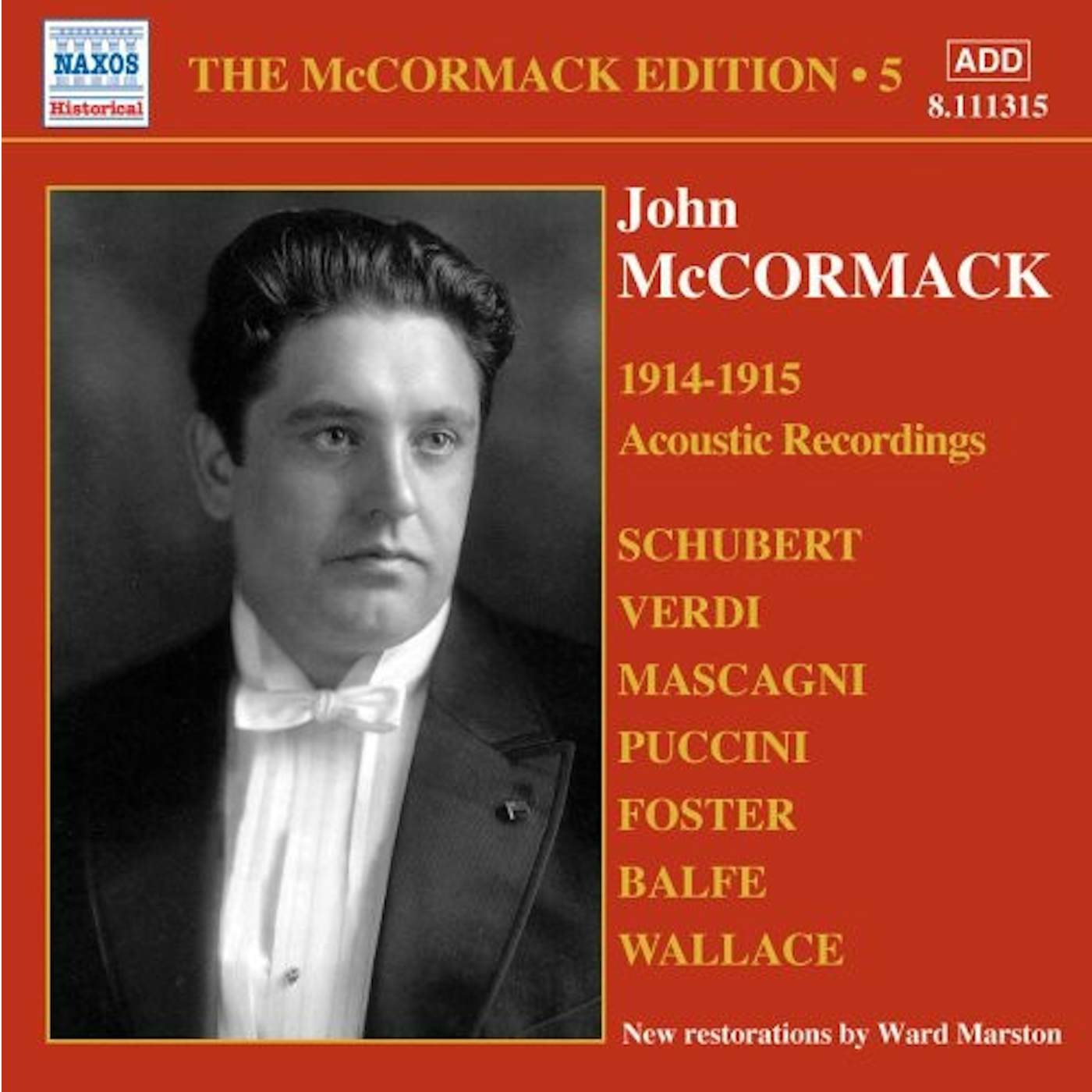 JOHN MCCORMACK EDITION VOL. 5: CD