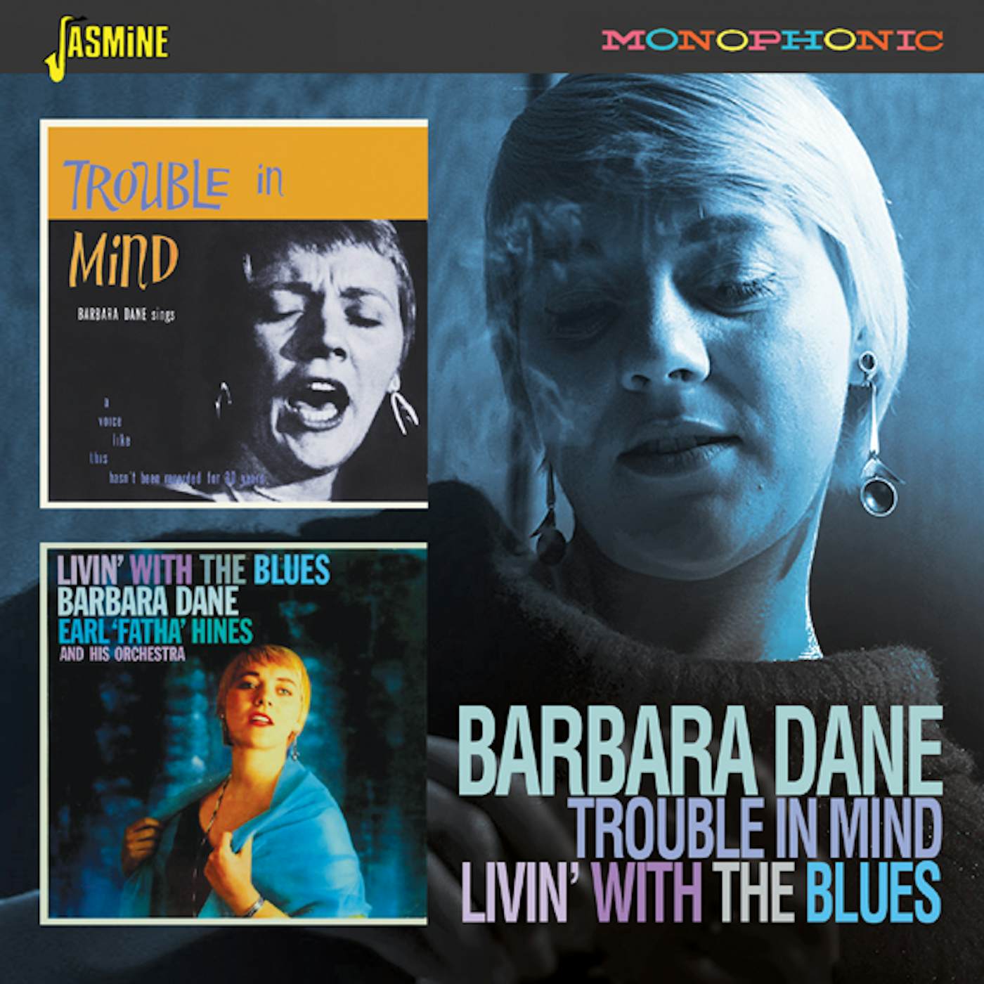 Barbara Dane TROUBLE IN MIND / LIVIN WITH THE BLUES CD