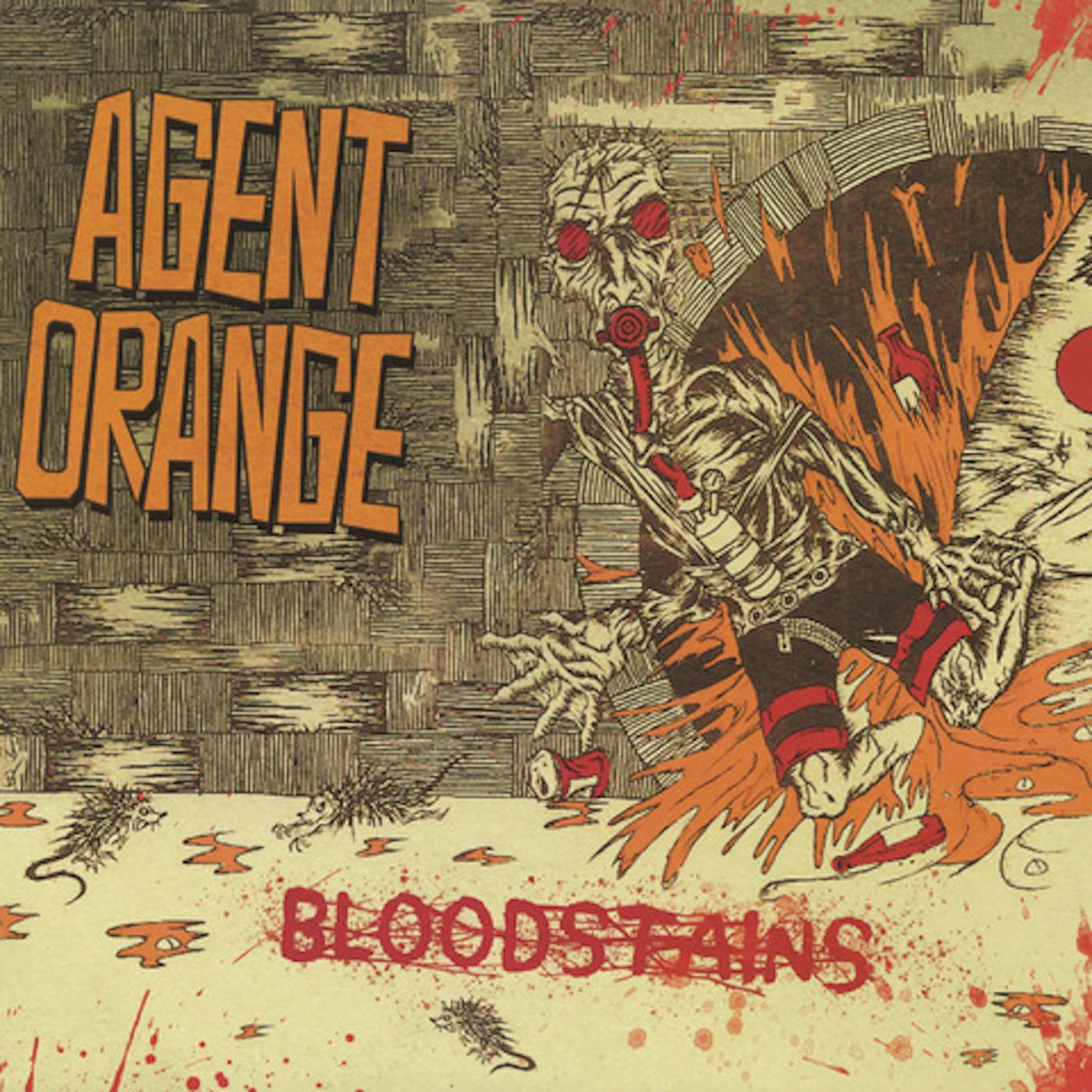 Agent Orange BLOODSTAINS (Orange Splatter Vinyl) Record