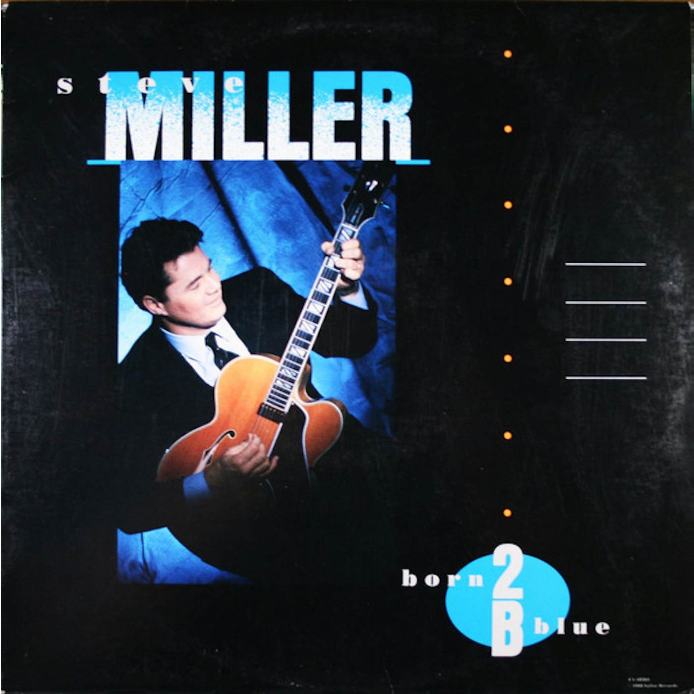 Steve Miller Band Born 2 B Blue Vinyl Record