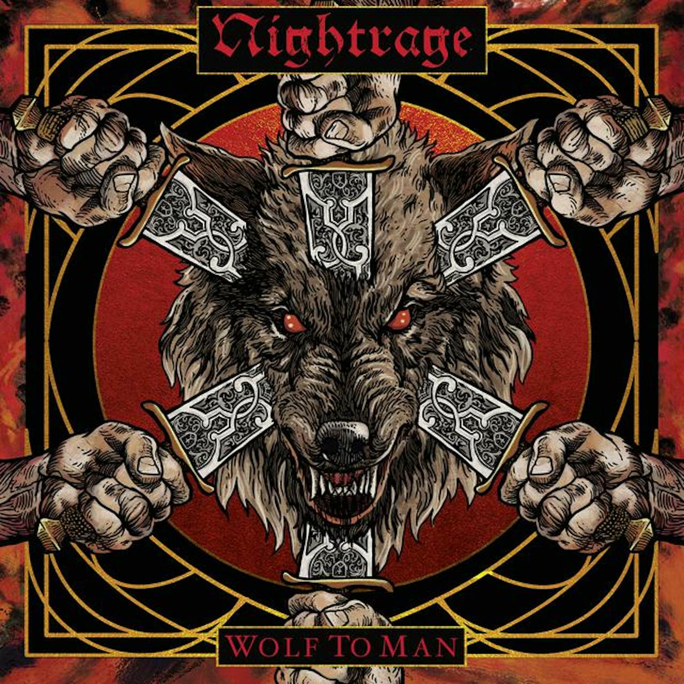 Nightrage Wolf to Man Vinyl Record