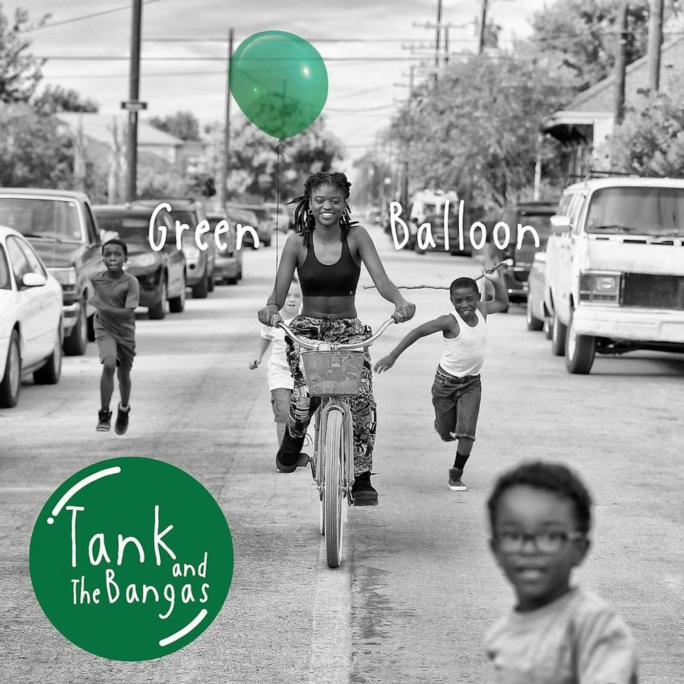 Tank and The Bangas Green Balloon Vinyl Record