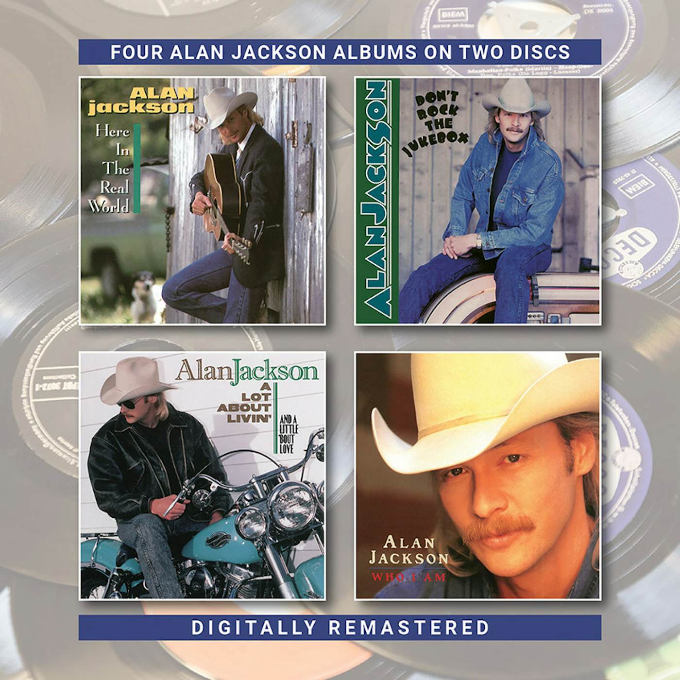 Alan Jackson HERE IN THE REAL WORLD / DON'T ROCK THE JUKEBOX CD