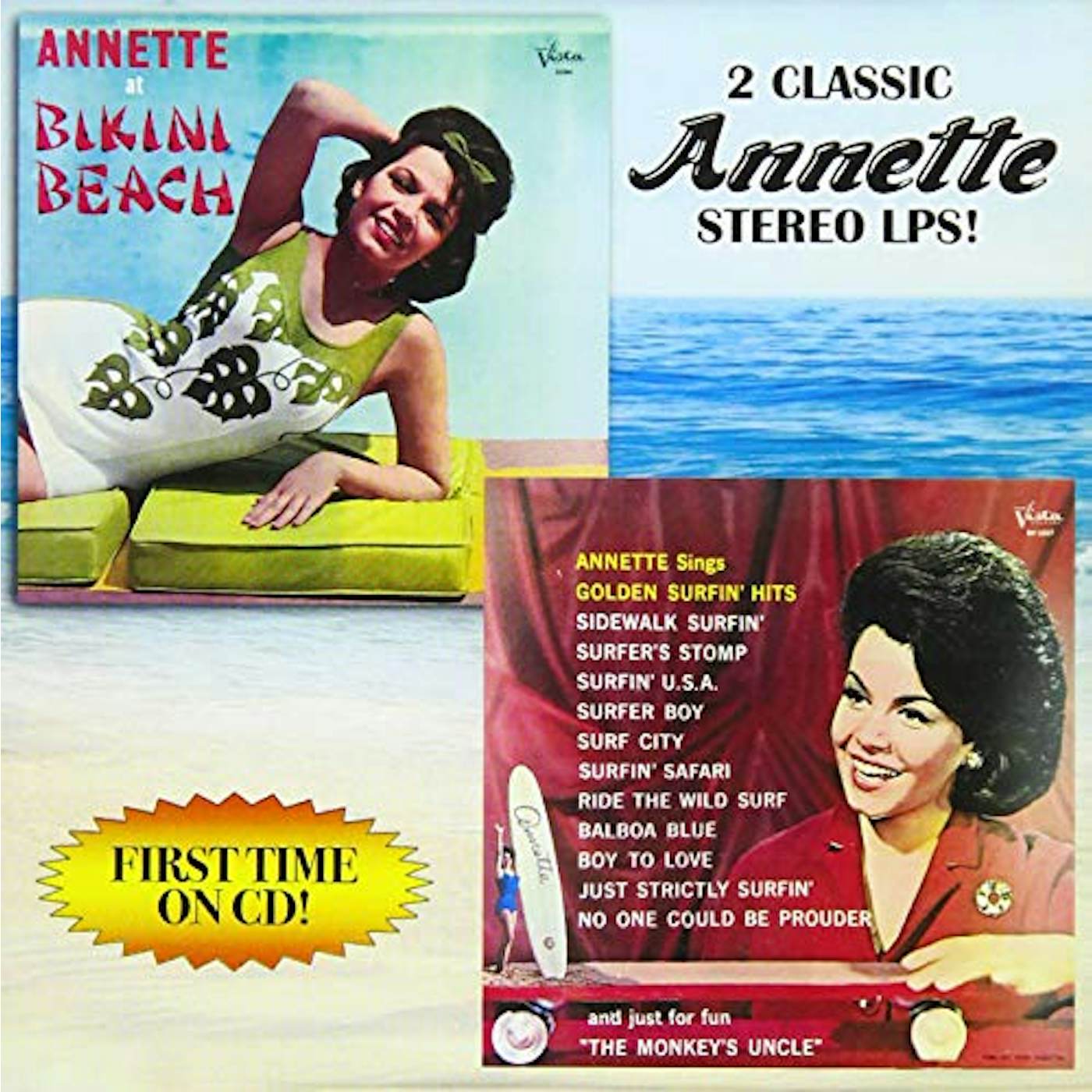 Annette Funicello ANNETTE AT BIKINI BEACH / GOLDEN SURF CD