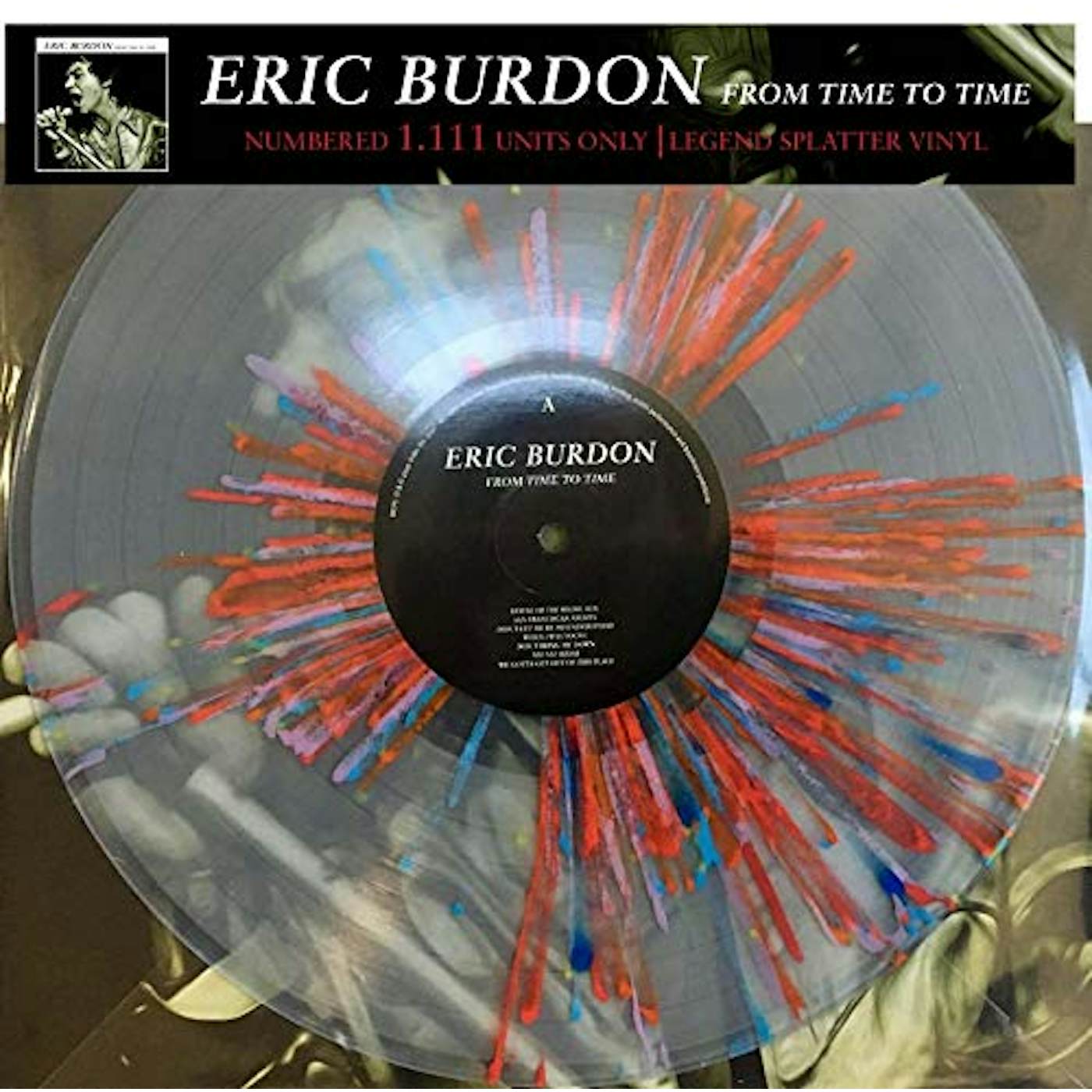 Eric Burdon FROM TIME TO TIME Vinyl Record