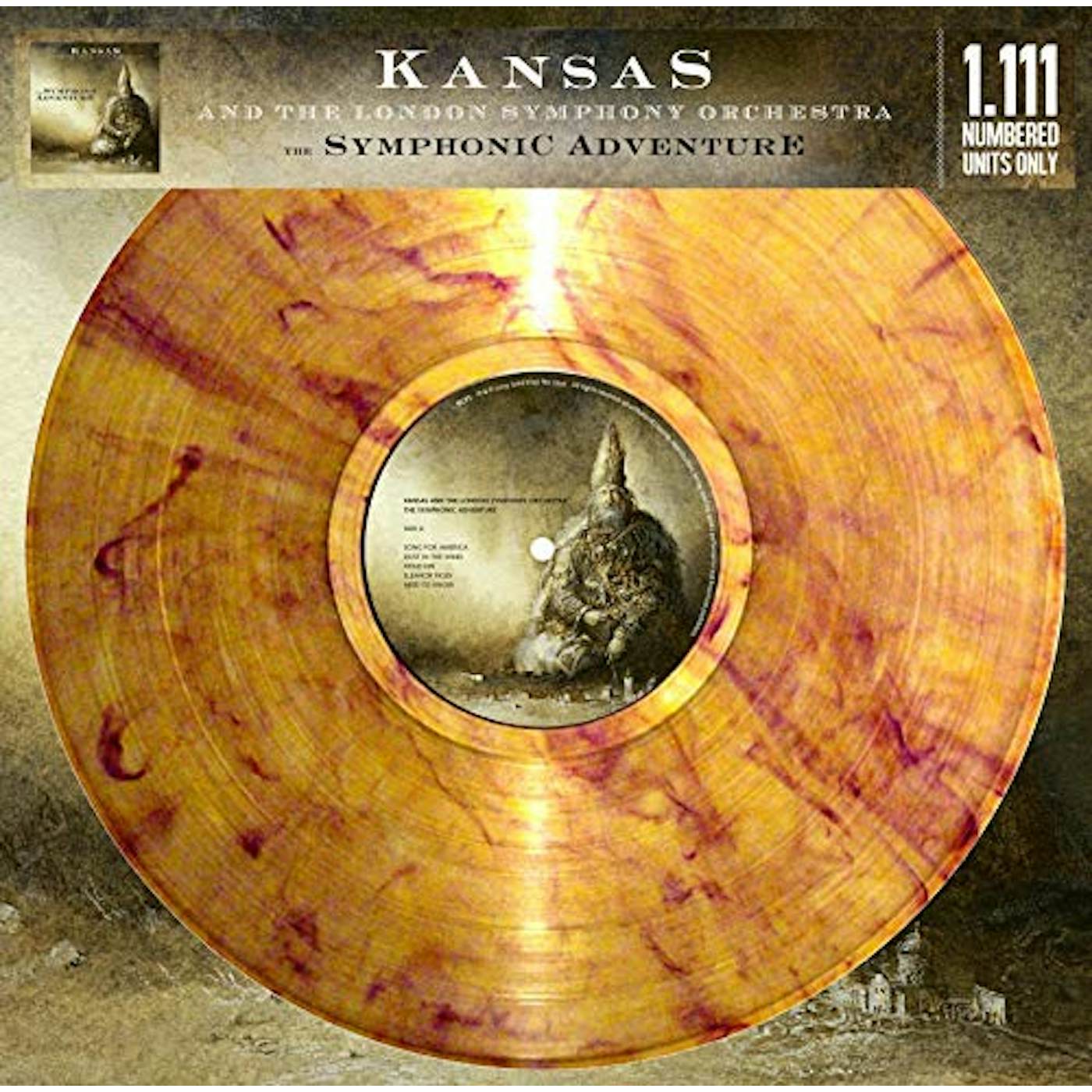Kansas / London Symphony SYMPHONIC ADVENTURE Vinyl Record
