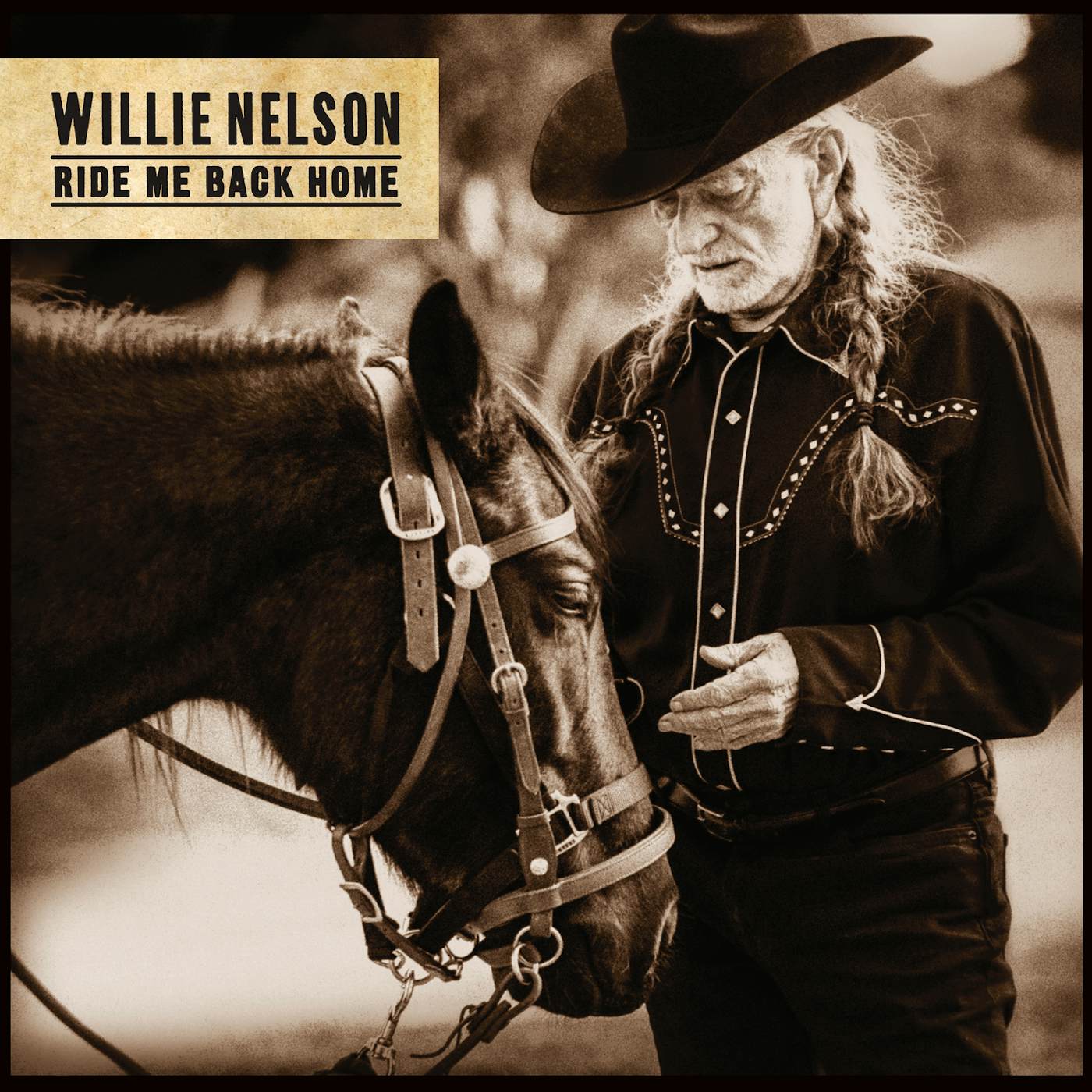Willie Nelson Ride Me Back Home Vinyl Record