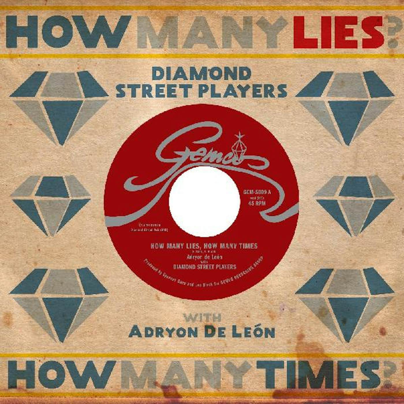 Diamond Street Players HOW MANY LIES HOW MANY TIMES Vinyl Record