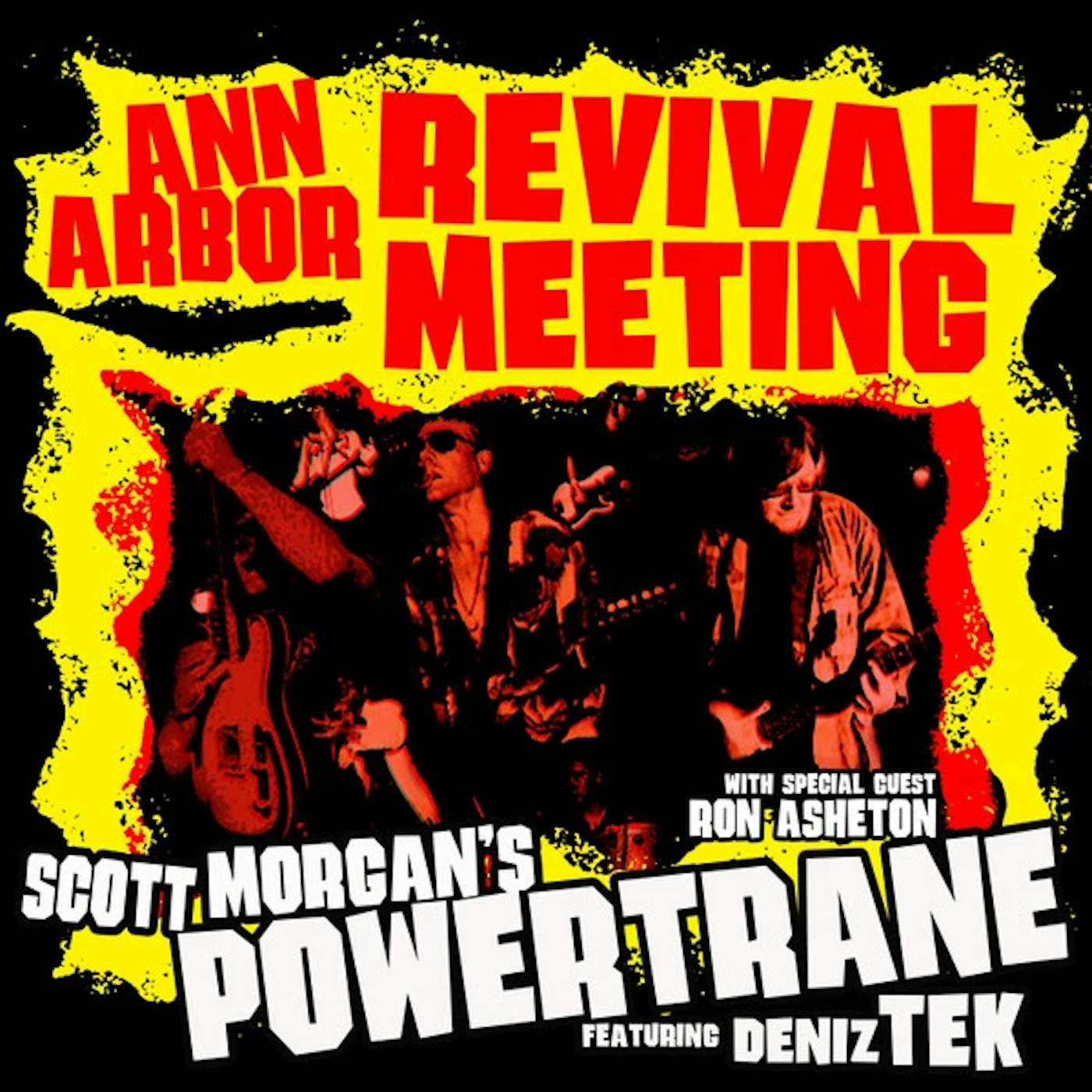 Scott Morgan / Powertrane ANN ARBOR REVIVAL MEETING Vinyl Record