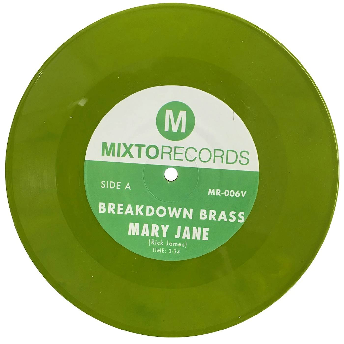 Breakdown Brass MARY JANE / THE HORSEMAN (GREEN VINYL) Vinyl Record