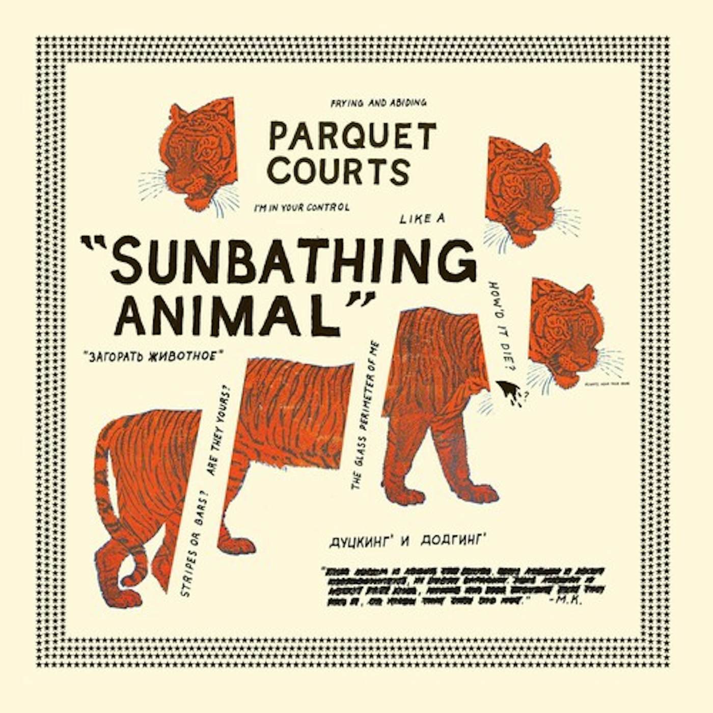 Parquet Courts Sunbathing Animal Vinyl Record