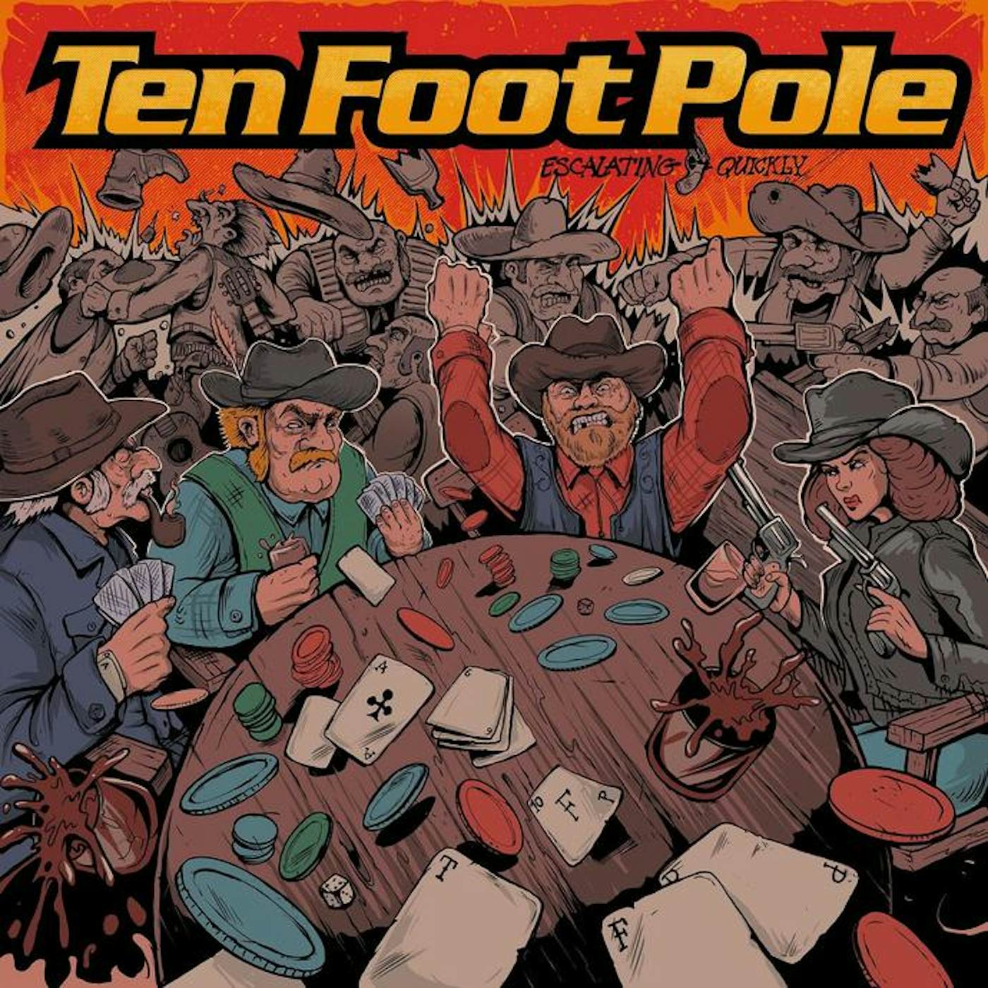 Ten Foot Pole ESCALATING QUICKLY Vinyl Record
