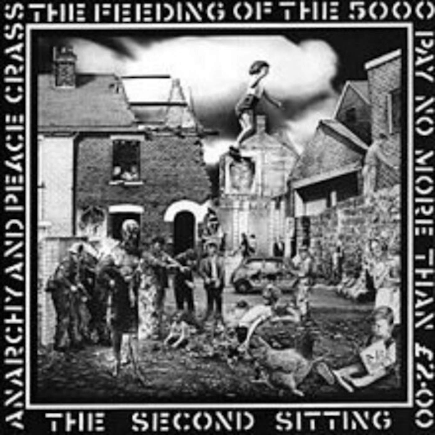 Crass FEEDING OF THE FIVE THOUSAND (THE SECOND SITTING) Vinyl Record