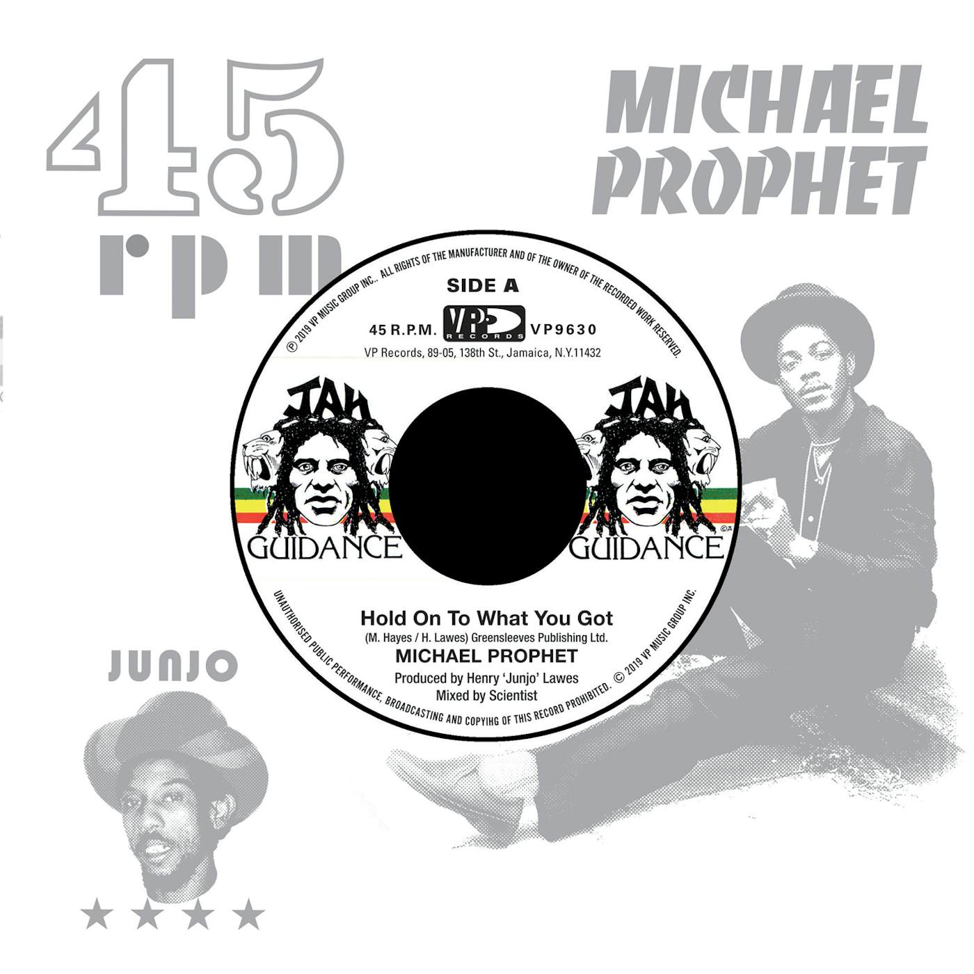 Michael Prophet HOLD ON TO WHAT YOU GOT Vinyl Record