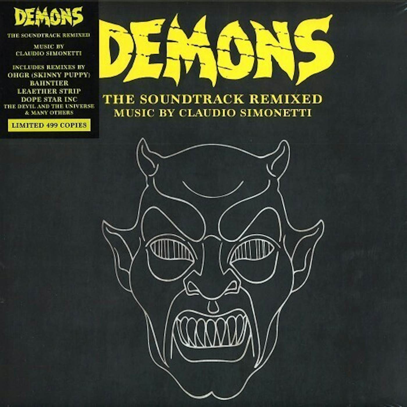 Claudio Simonetti DEMONS: REMIXED (ORIGINAL SOUNDTRACK) Vinyl Record