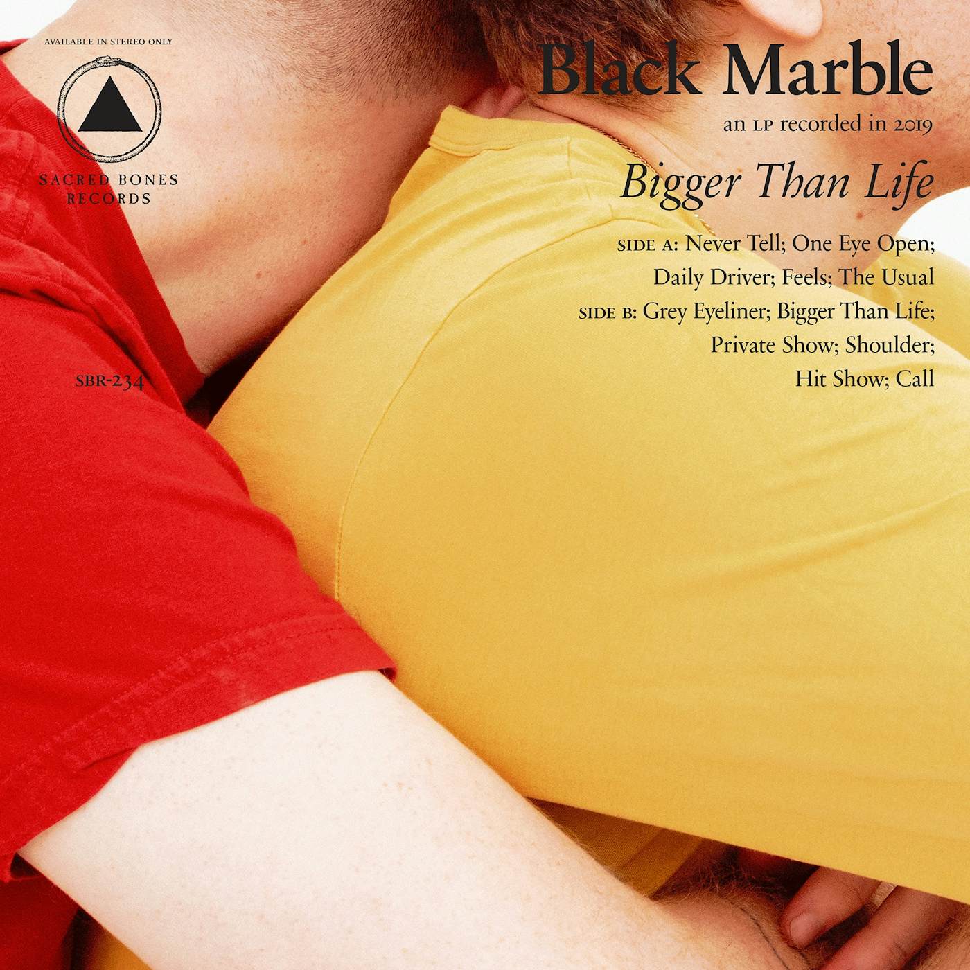 Black Marble Bigger Than Life Vinyl Record
