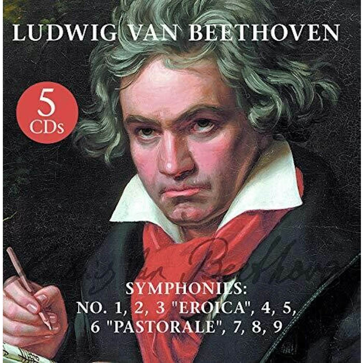 Ludwig van Beethoven SYMPHONIES: NO.1,2,3 EROICA, 4,5,6 PASTORALE,7,8,9 CD