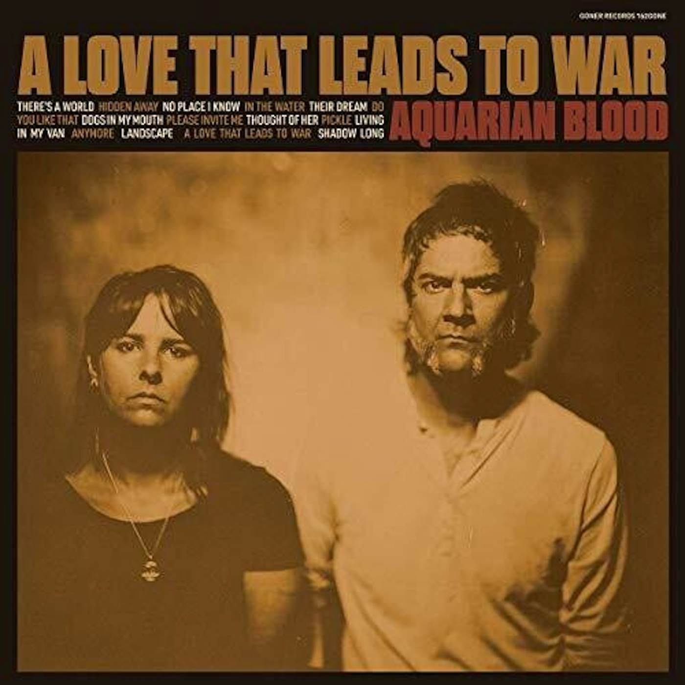 Aquarian Blood LOVE THAT LEADS TO WAR Vinyl Record
