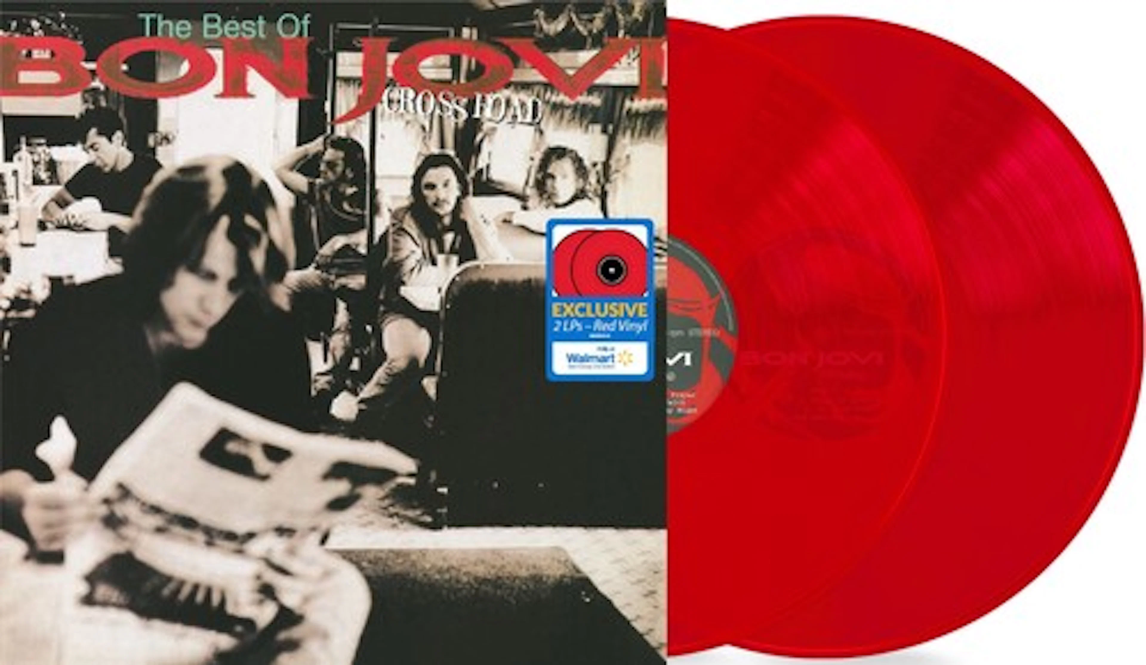 Bon Jovi CROSS ROAD Vinyl Record