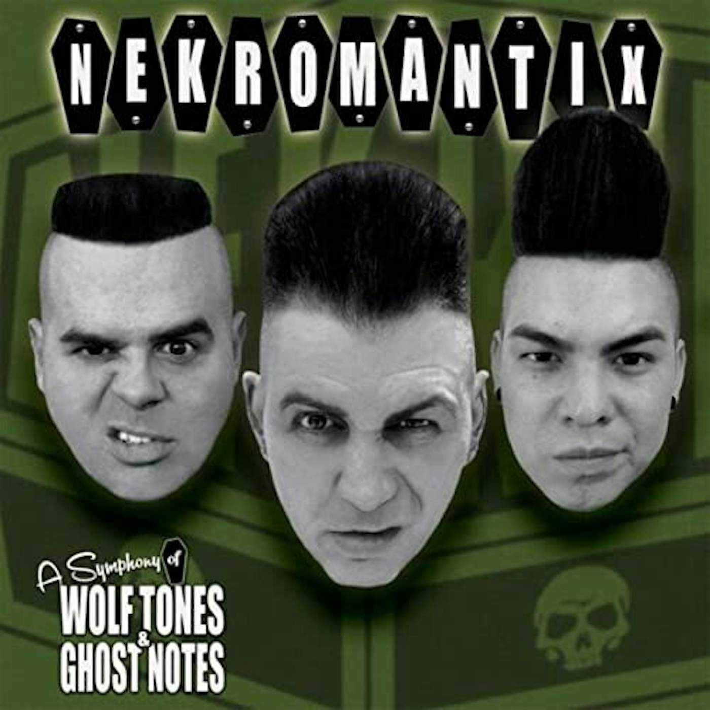 Nekromantix SYMPHONY OF WOLF TONES (TRANS GREEN) Vinyl Record