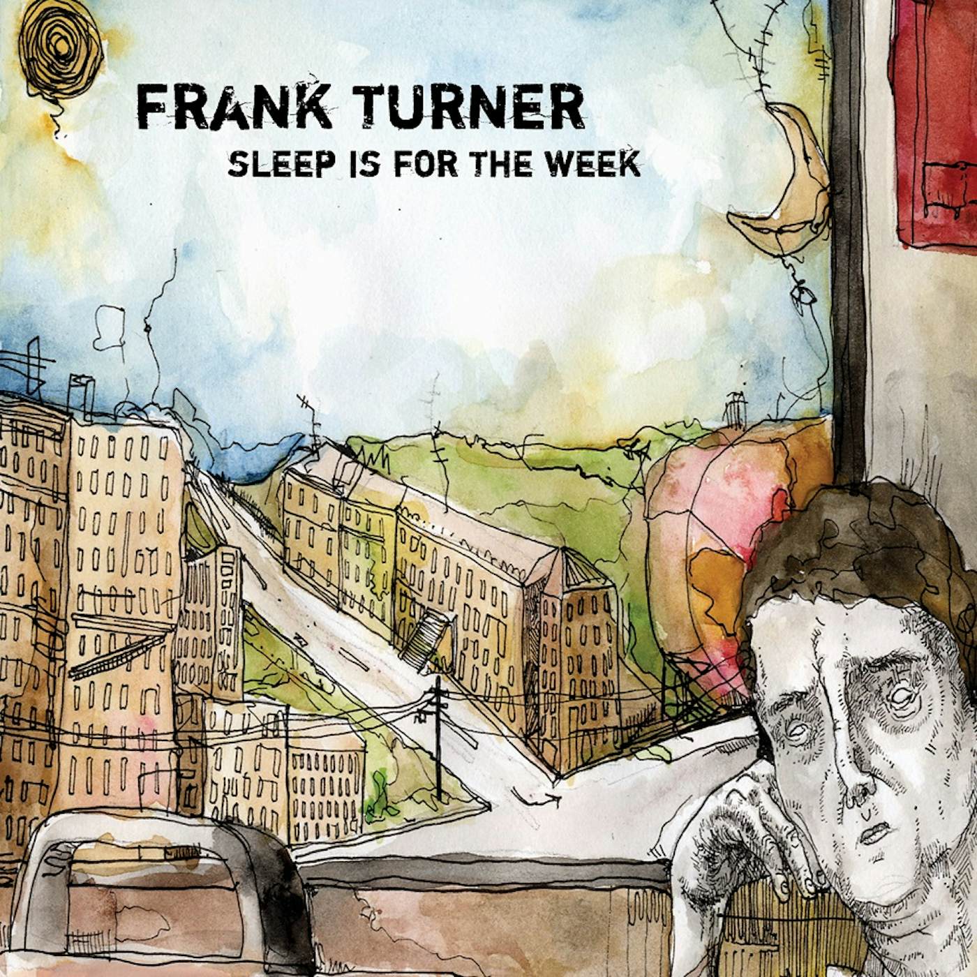 Frank Turner SLEEP IS FOR THE WEEK (TRANS BROWN) Vinyl Record