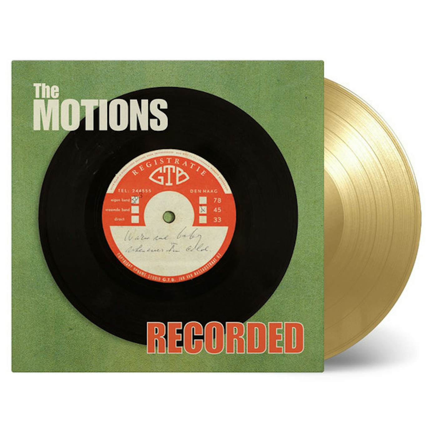 Motions RECORDED (GOLDEN VINYL) Vinyl Record