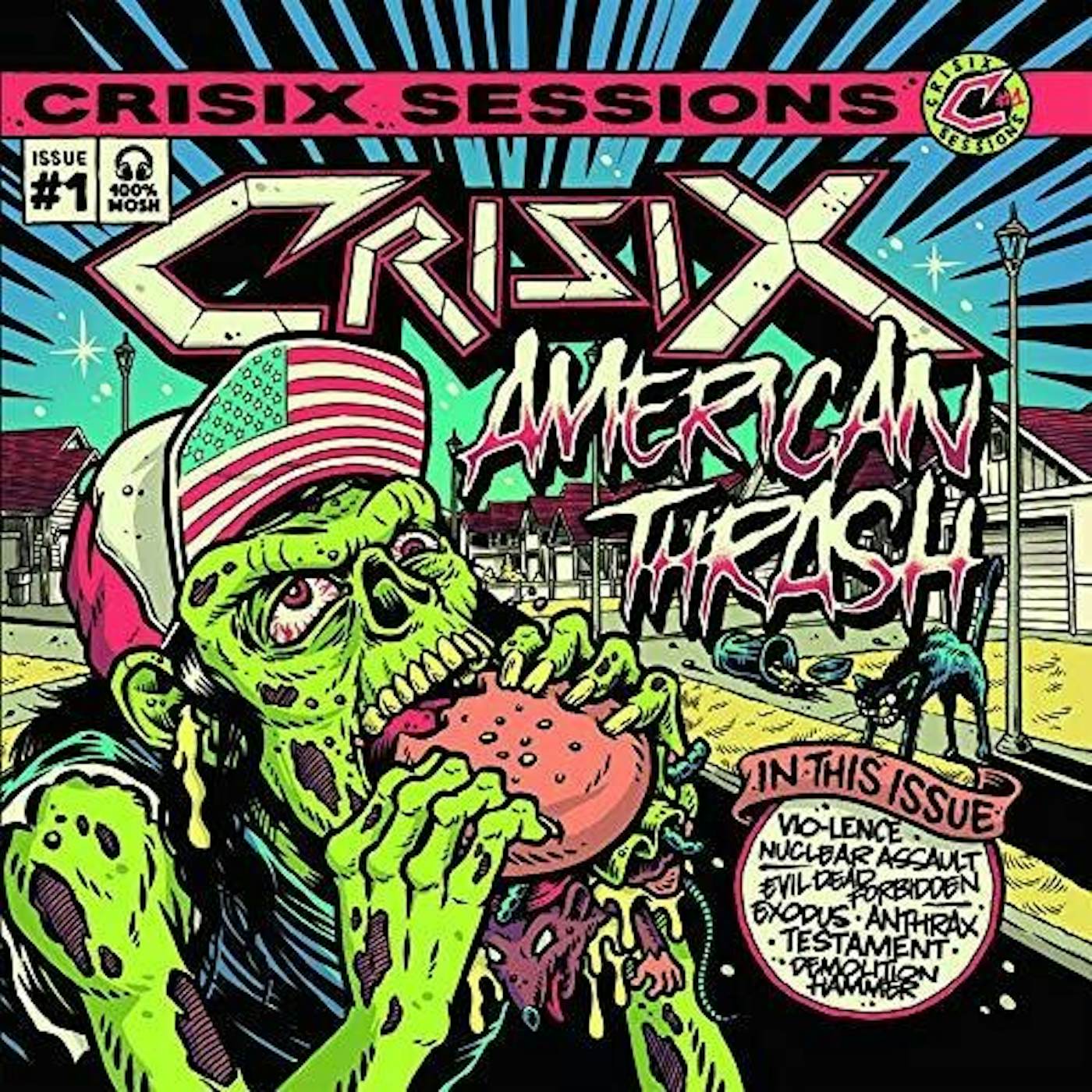 Crisix SESSIONS : #1 AMERICAN THRASH' Vinyl Record