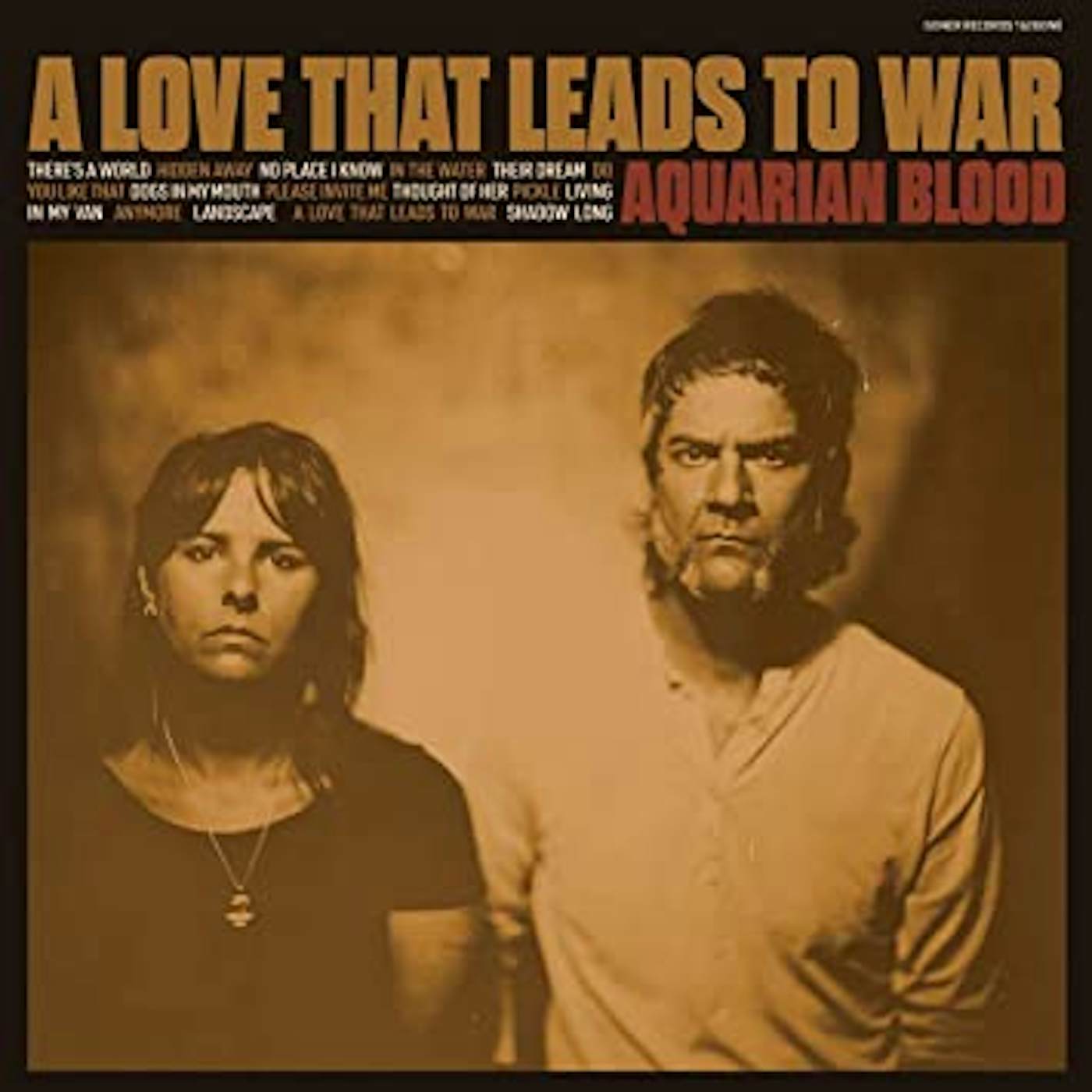 Aquarian Blood LOVE THAT LEADS TO WAR (COLORED VINYL) Vinyl Record